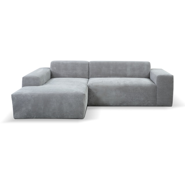 WERK2 Ecksofa »Zeus«, Curvy Trend Ecksofa mit urbaner Optik in weichem Cord  bestellen online bei OTTO