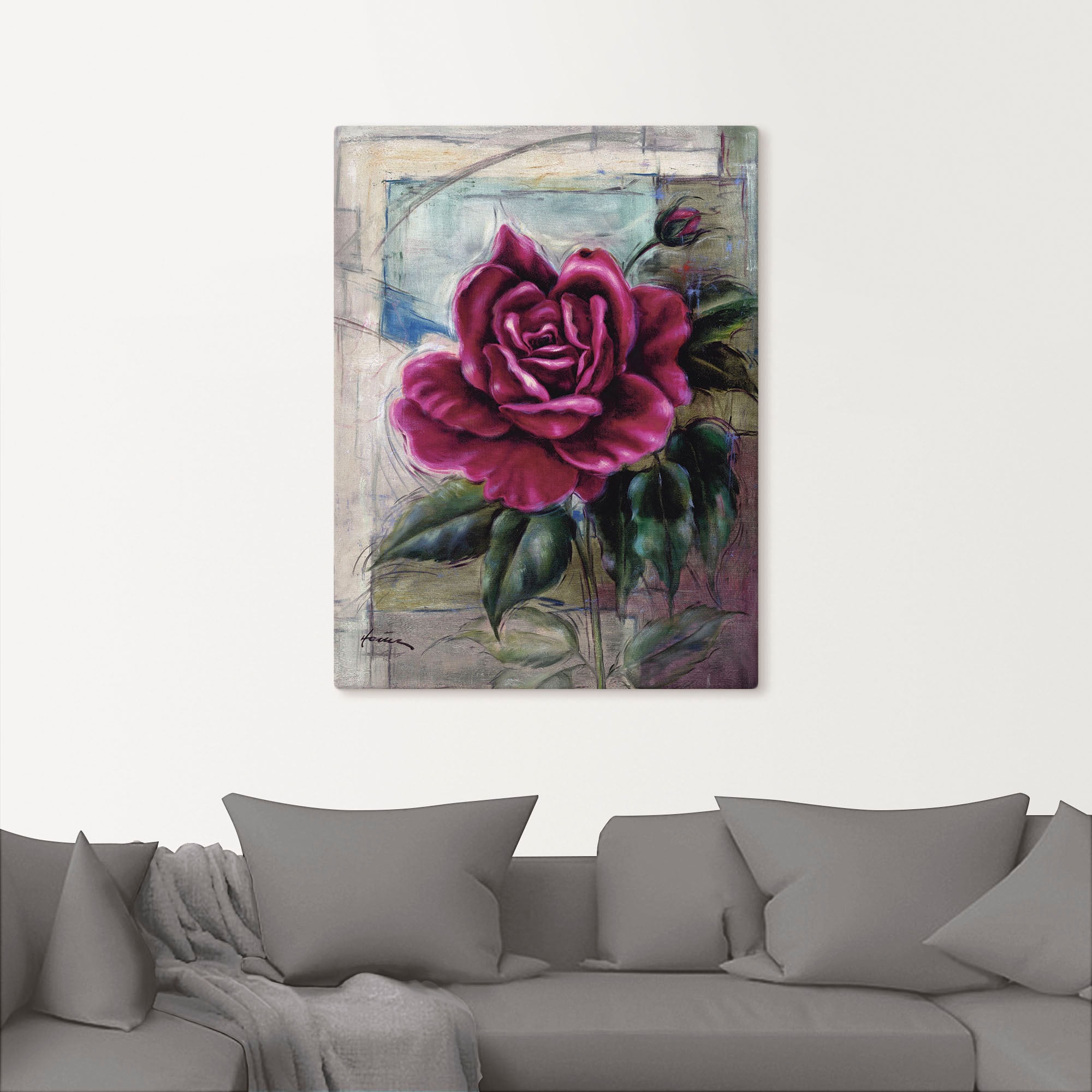 Artland Wandbild »Rose II«, Blumen, (1 St.), als Alubild, Outdoorbild, Leinwandbild in verschied. Größen