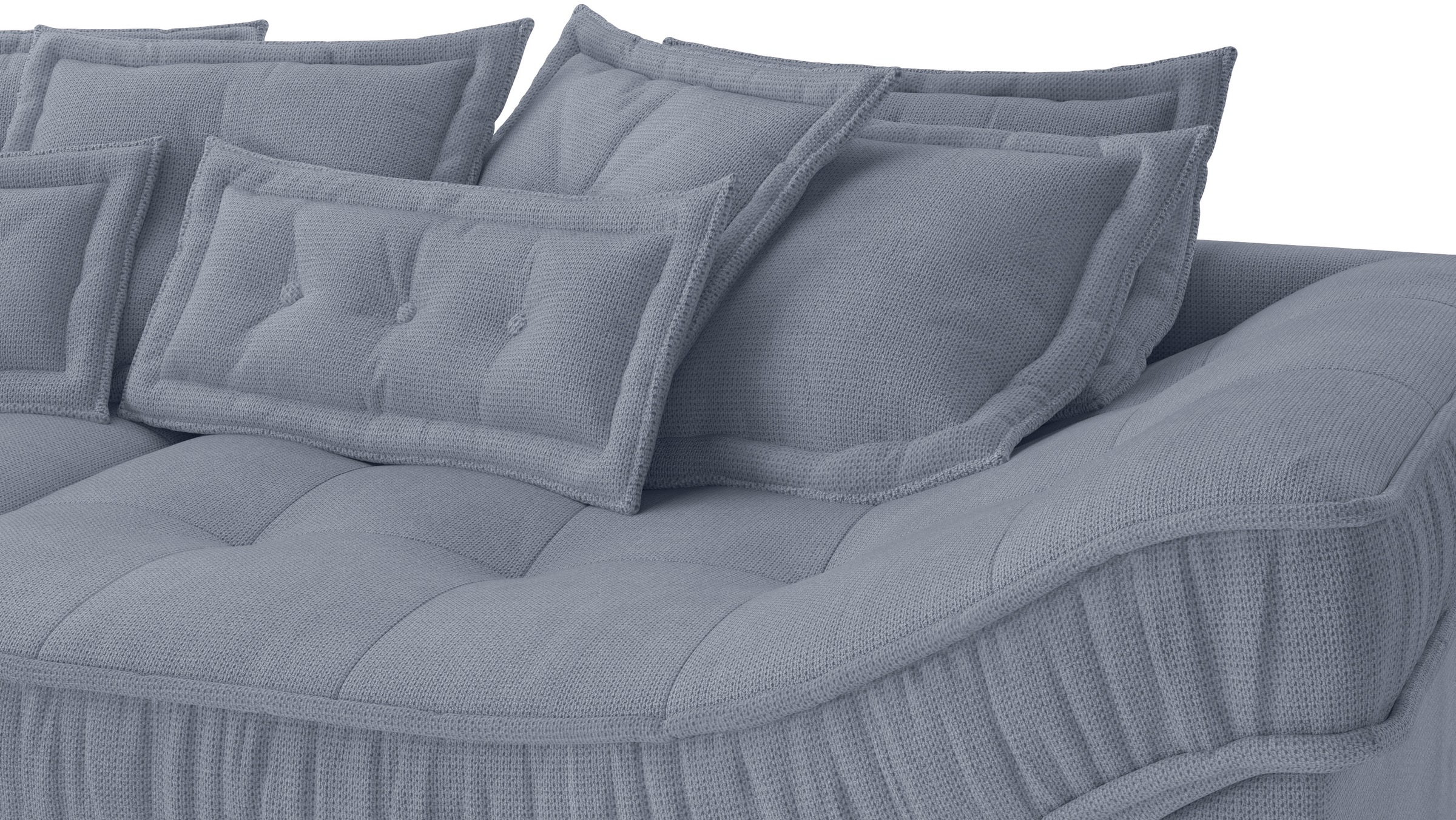 Mr. Couch Ecksofa »Diwan II DuraFlex L-Form«, DuraFlex-Kaltschaumpolsterung, bis 140 kg, 4 Bezugsqualitäten