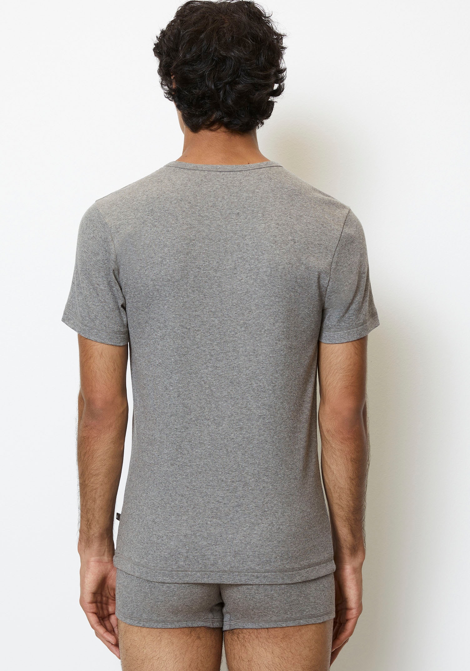 Marc O'Polo T-Shirt »Iconic Rib«, (2er Pack), mit figurnaher Passform