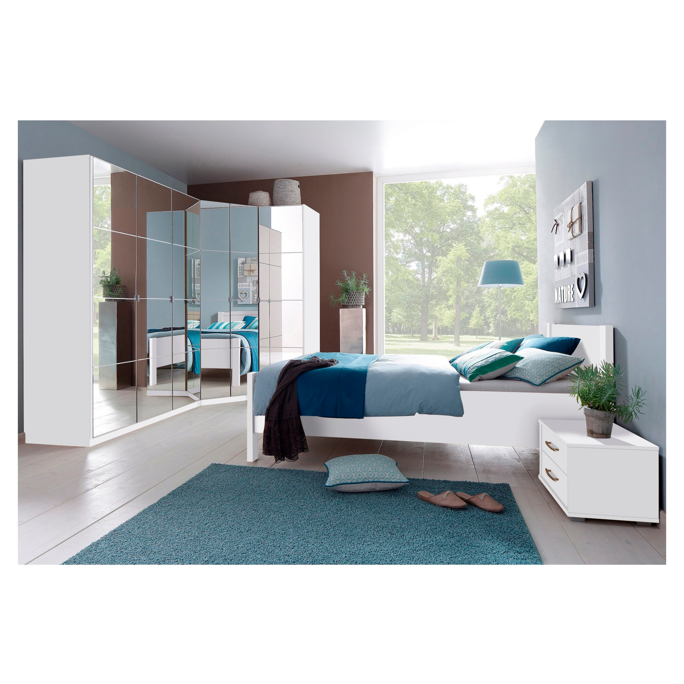 priess Kleiderschrank »Malaga« mit Spiegelfront