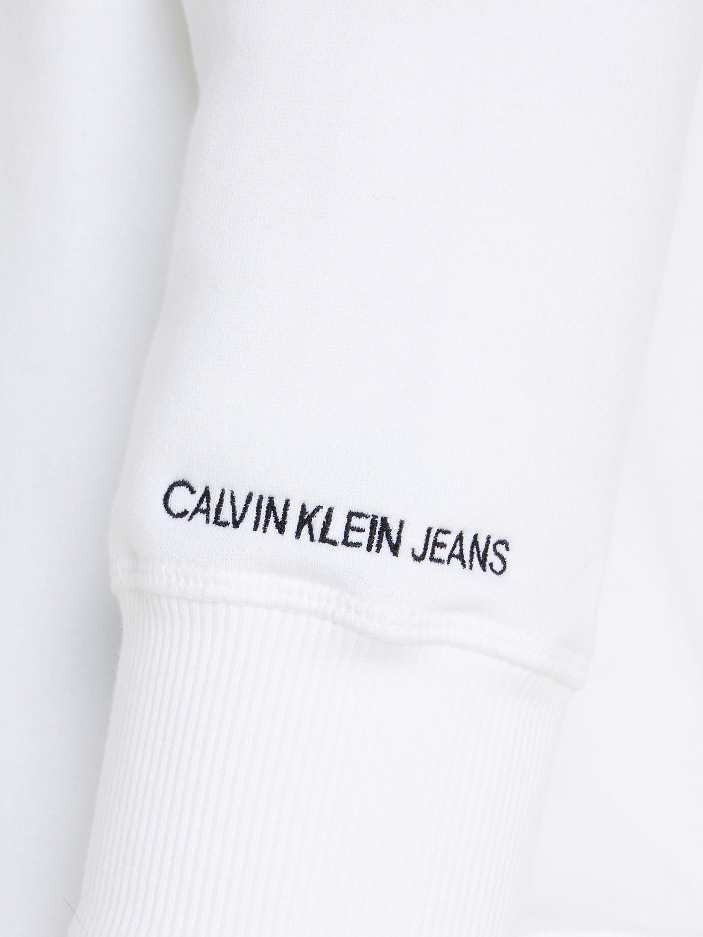 Calvin Klein Jeans Sweatshirt »CK ESSENTIAL REG CN«, mit Logoschriftzug auf dem Arm