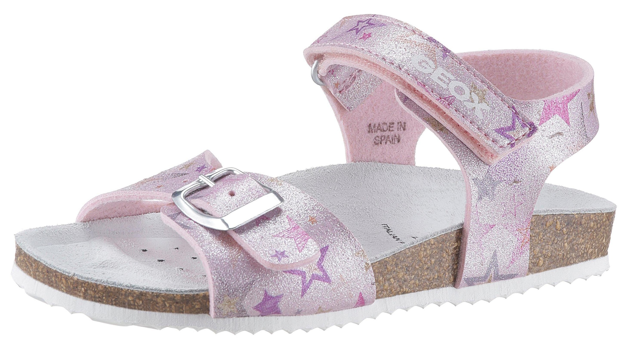 Geox Kids Sandale »Adriel«, in cooler Glitzer-Optik