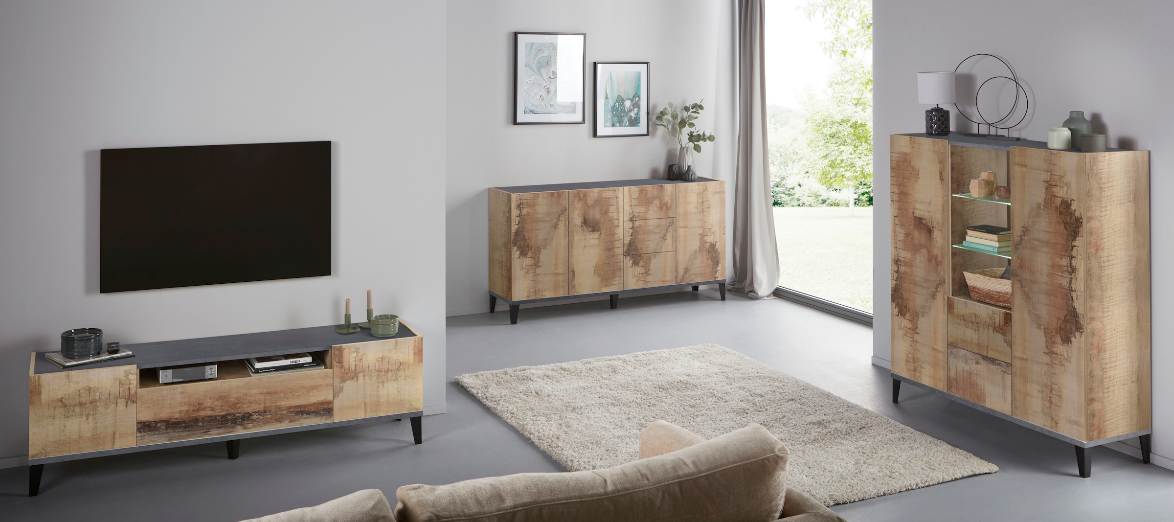 INOSIGN Lowboard »SunriseTV-Board, TV-Schrank«, Breite 160 cm