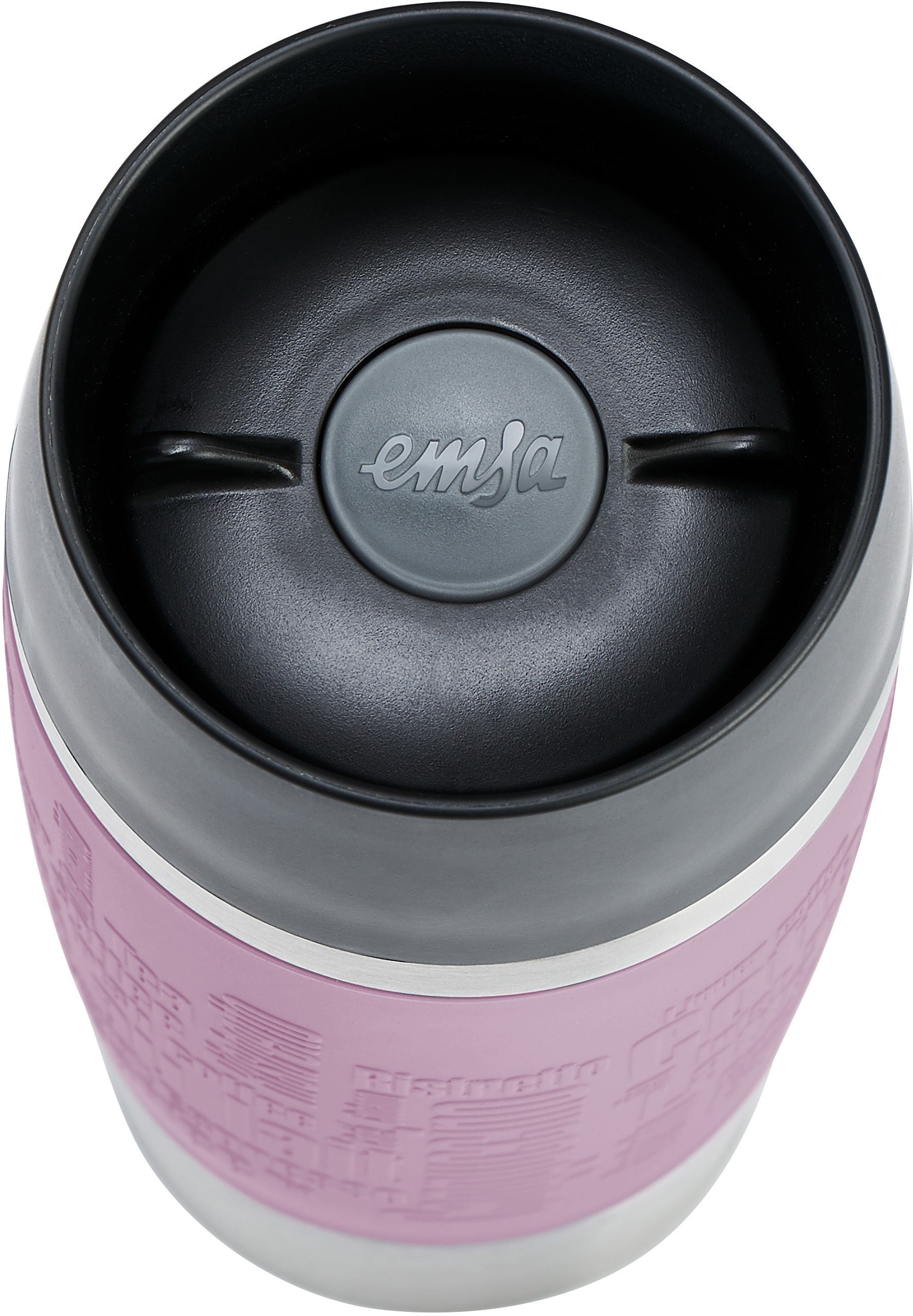 Emsa Thermobecher »Travel Mug Grande«, (1 tlg.), 100% dicht, 360°-Trinköffnung, 6h heiß/12h kalt, 500 ml