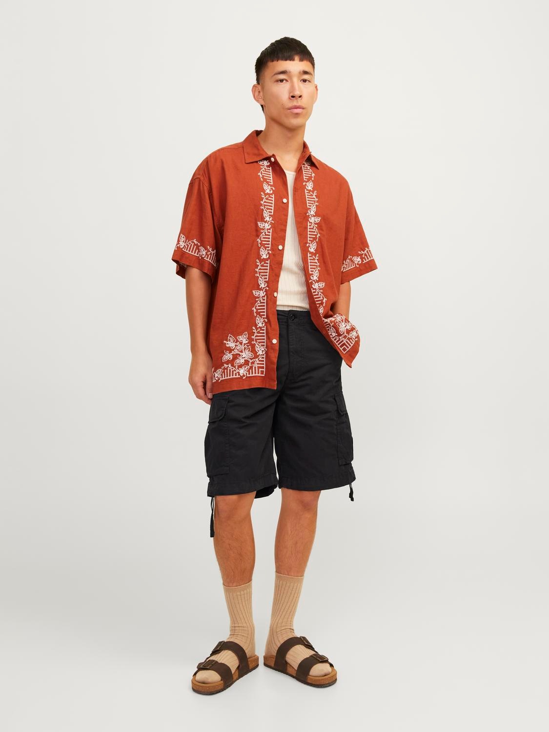 Jack & Jones Cargohose »JPSTCOLE TUCKER CARGO SHORTS LNG SN«
