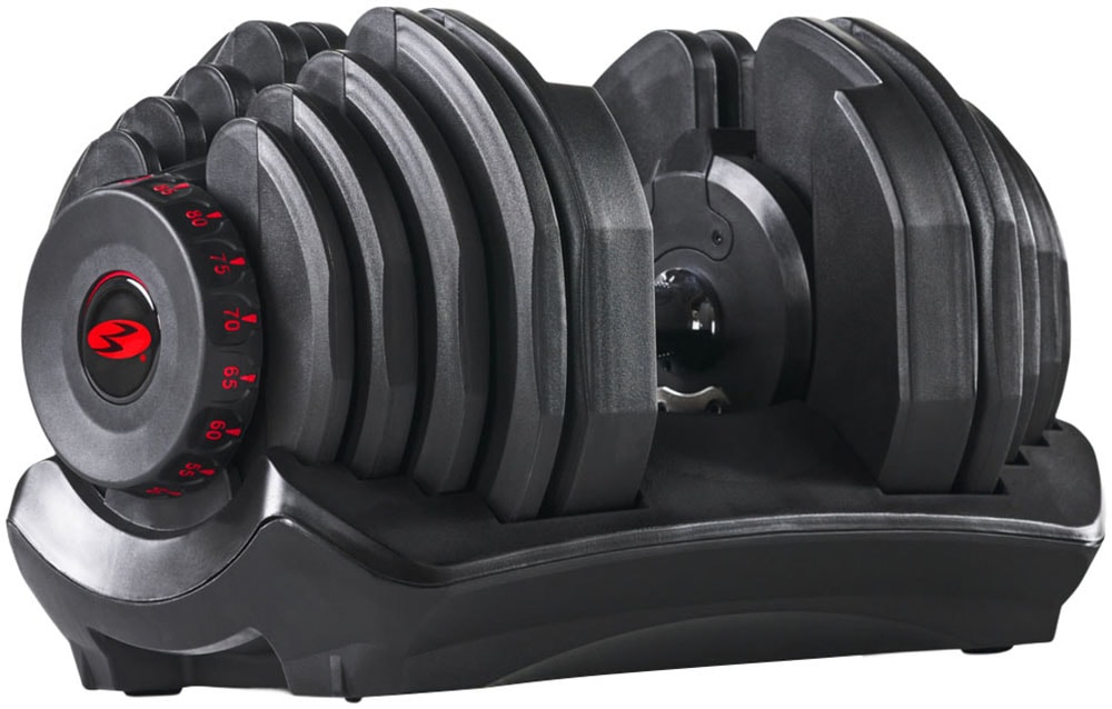 Bowflex Dumbbell »SelectTech 1090i« 42 kg Packung, verstellbare Dumbbell, 12 Stk. tlg. in schwarz