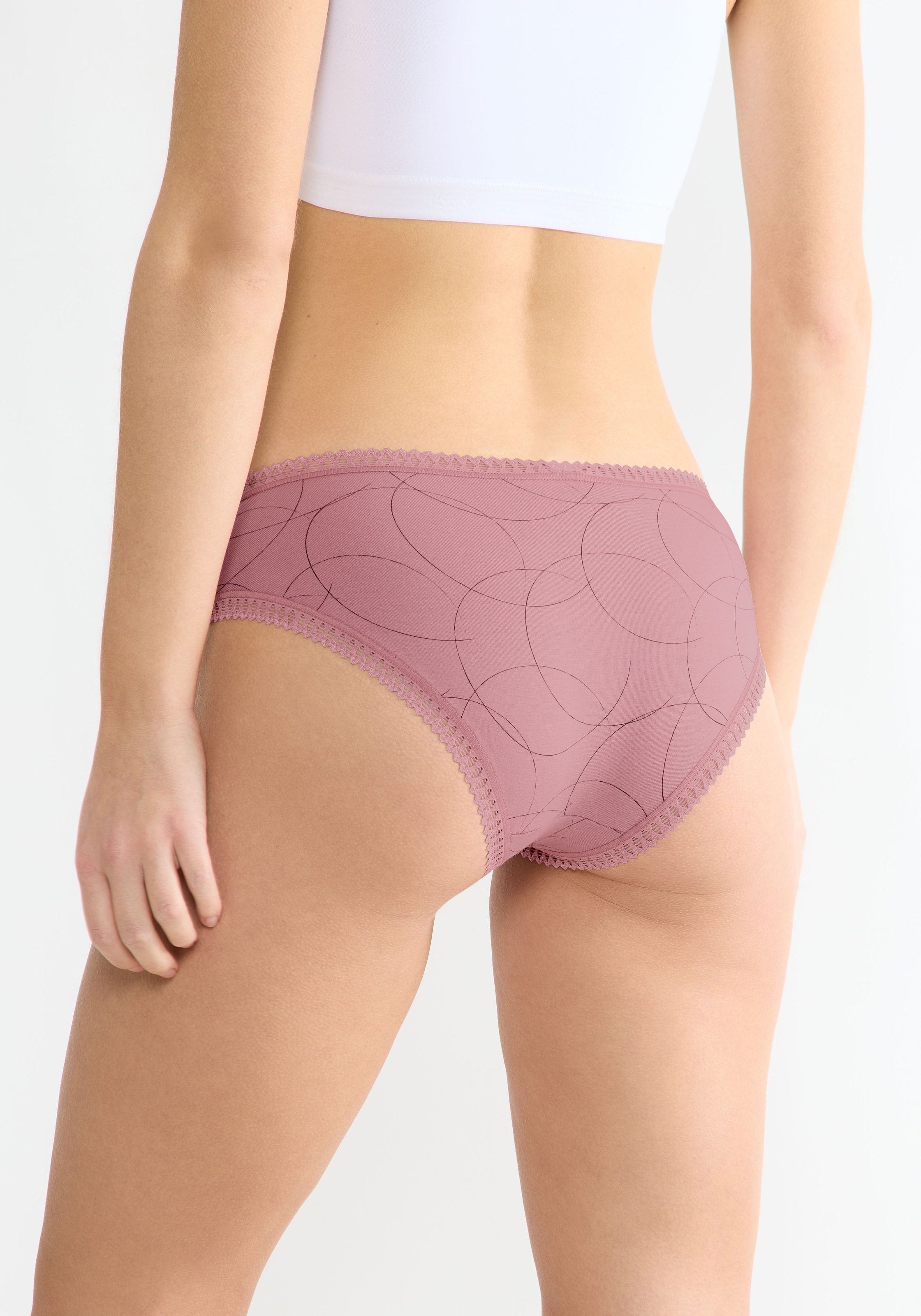 sloggi Slip »GO Crush Hipster C3P«, (3er Pack), mit Spitzendetails