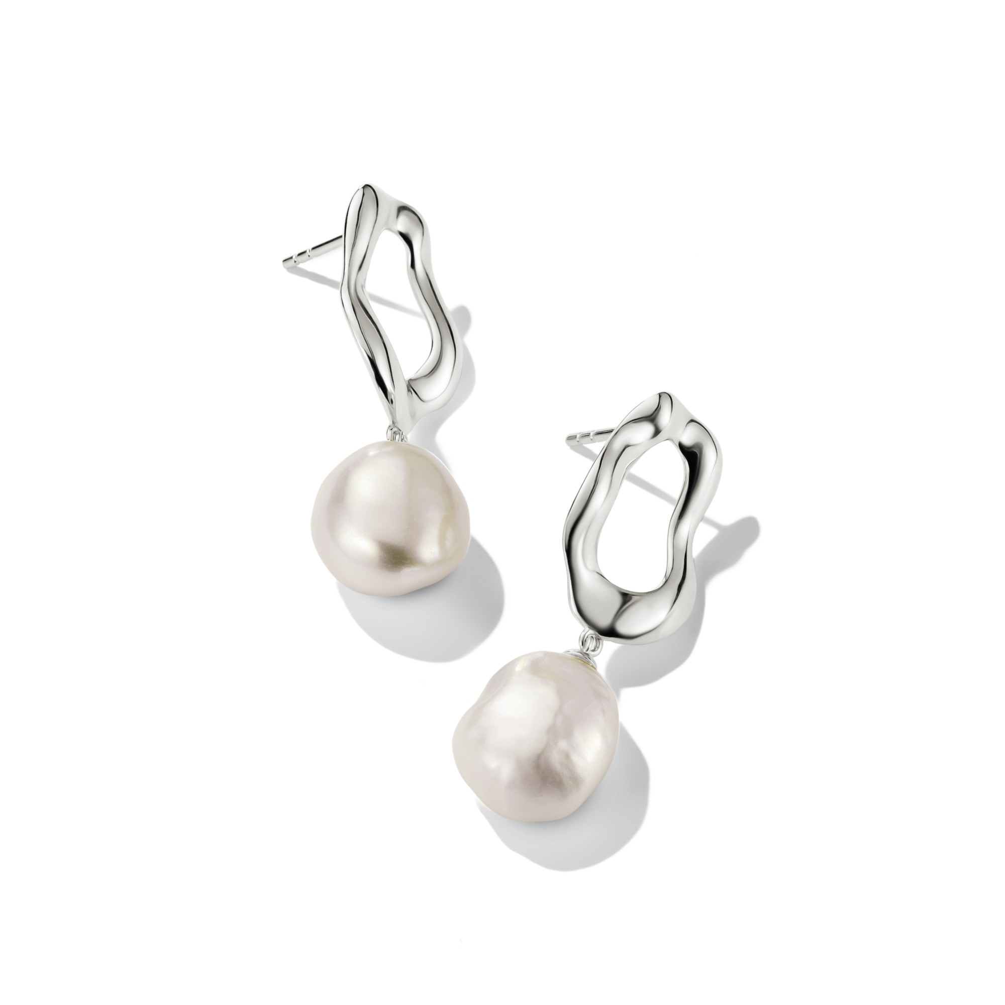 THOMAS SABO Paar Ohrstecker »Natural Beauty Ohrringe mit Perlen Bold Elegance« mit Süßwasserzuchtperle