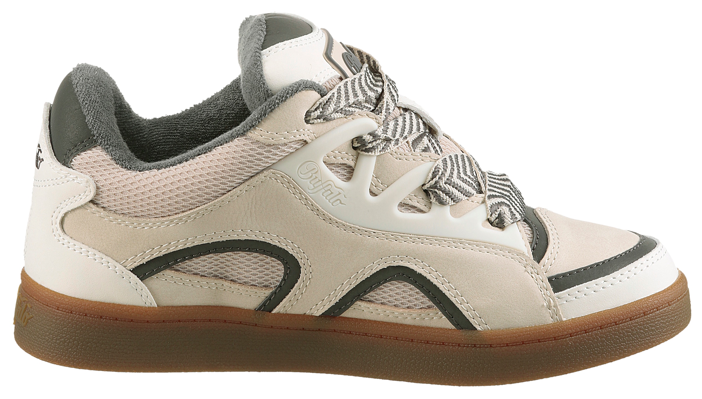 Buffalo Sneaker »LIBERTY SKATE«, Basket-Sneaker, Freizeitschuh, Skate-Schuh mit honigfarbener Laufsohle