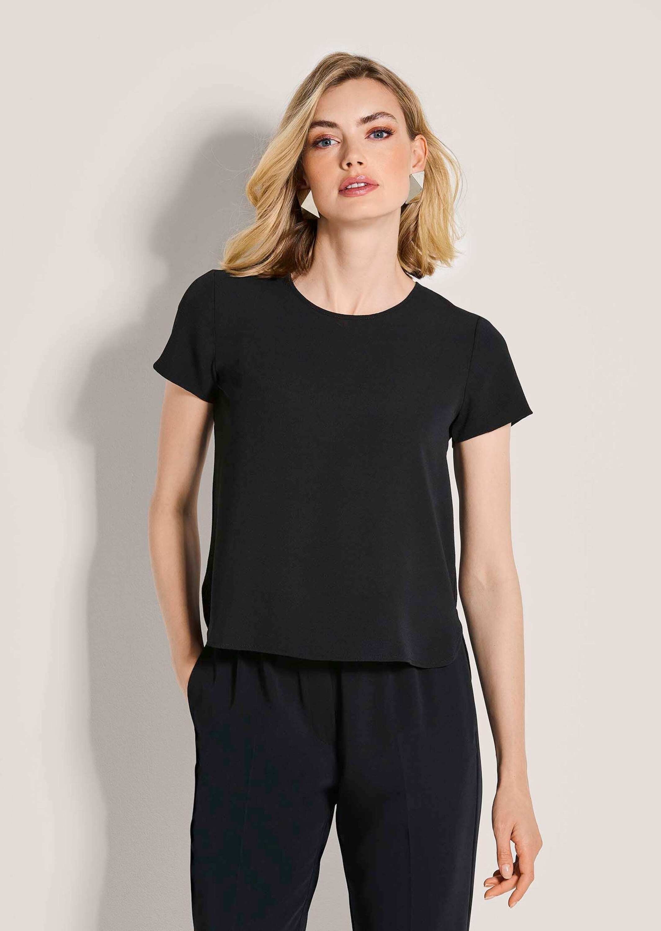 MADELEINE Shirtbluse »Blusenshirt Sommerbluse mit Reißverschluss« Reißverschluss am Rücken