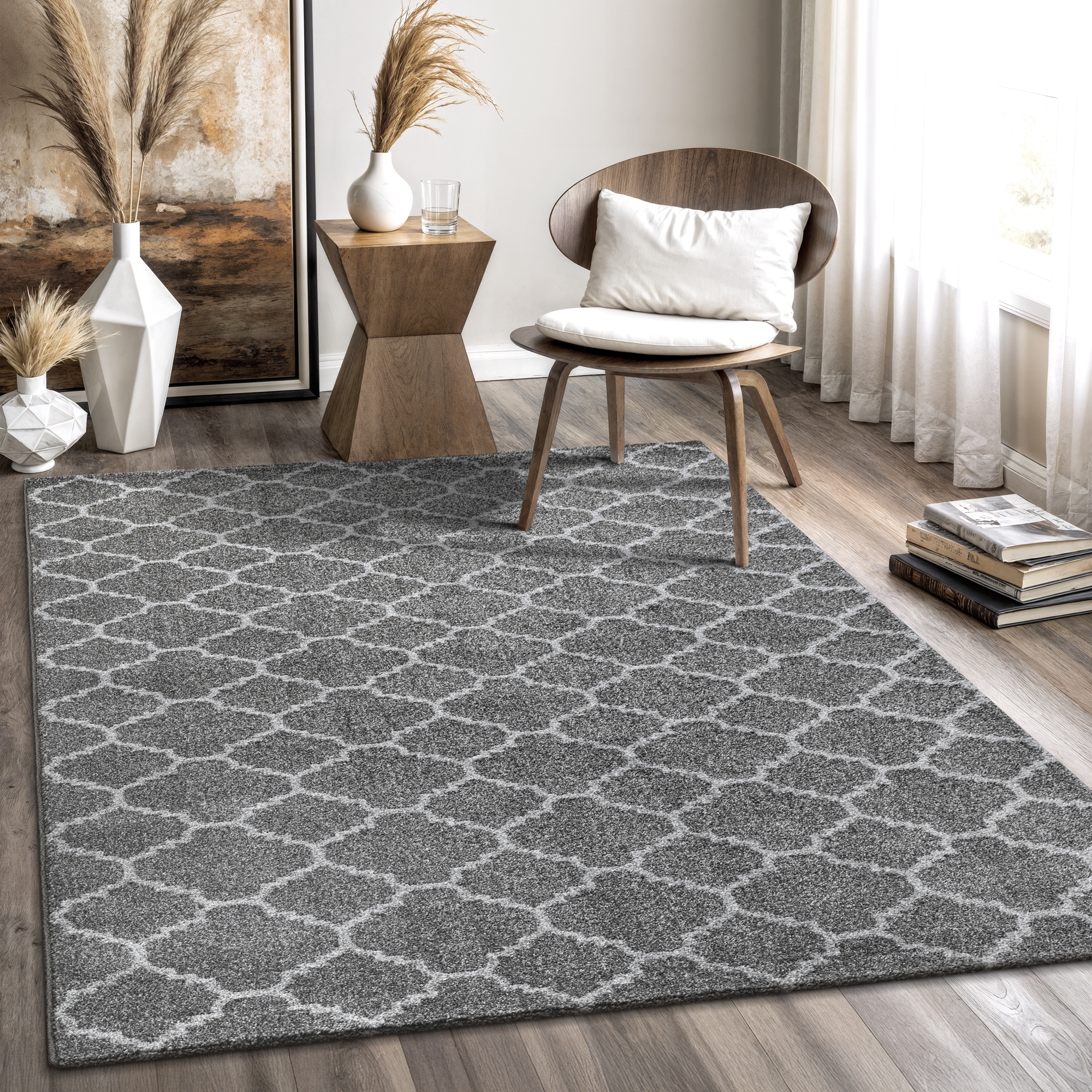 Sanat Teppich »Boho 8202« rechteckig 10 mm Höhe Kurzflor, robust, Boho, Scandic, für Fussbodenheizung geeignet