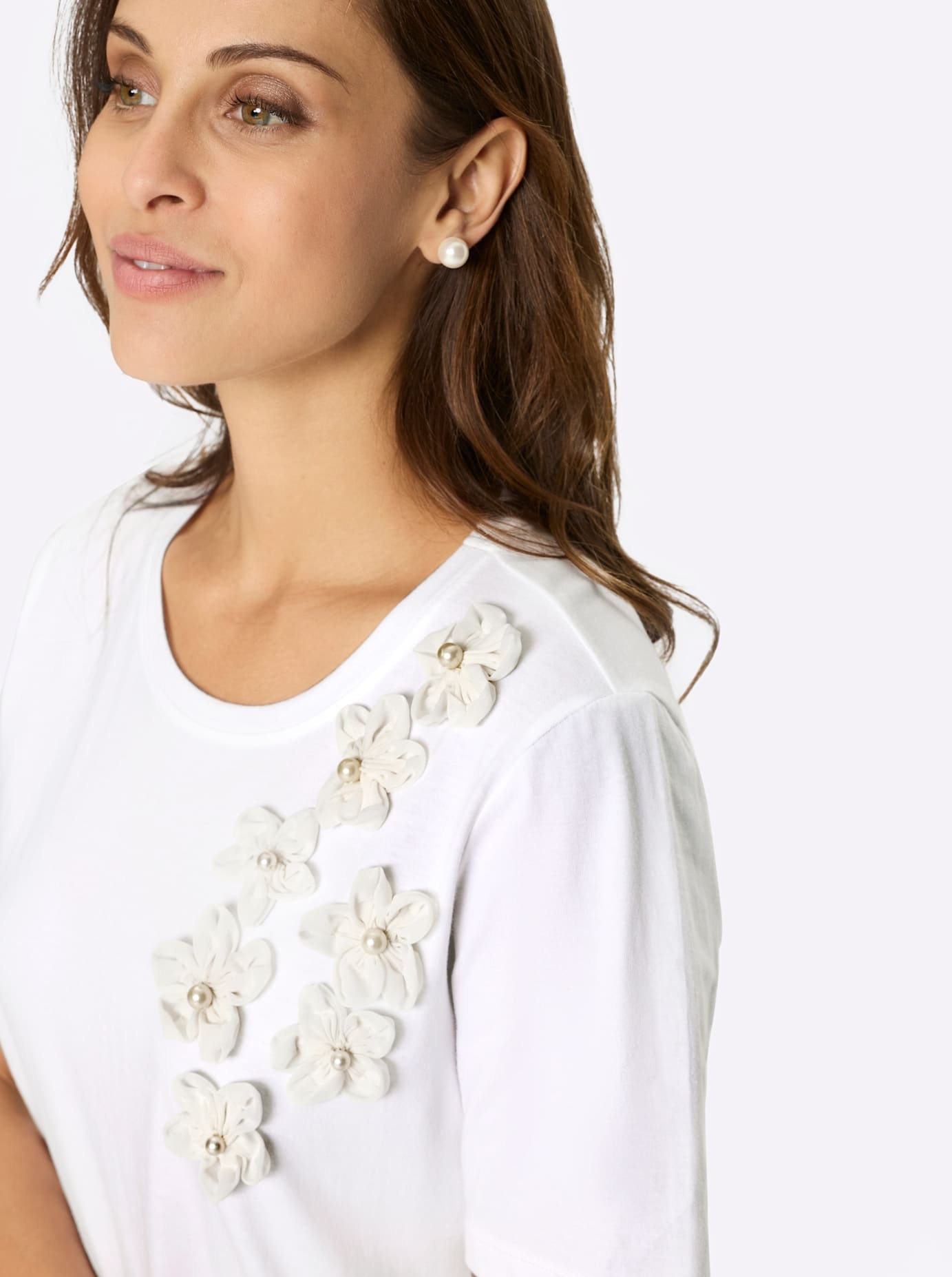 Inspirationen Rundhalsshirt »Kurzarm-Shirt« 1 tlg.