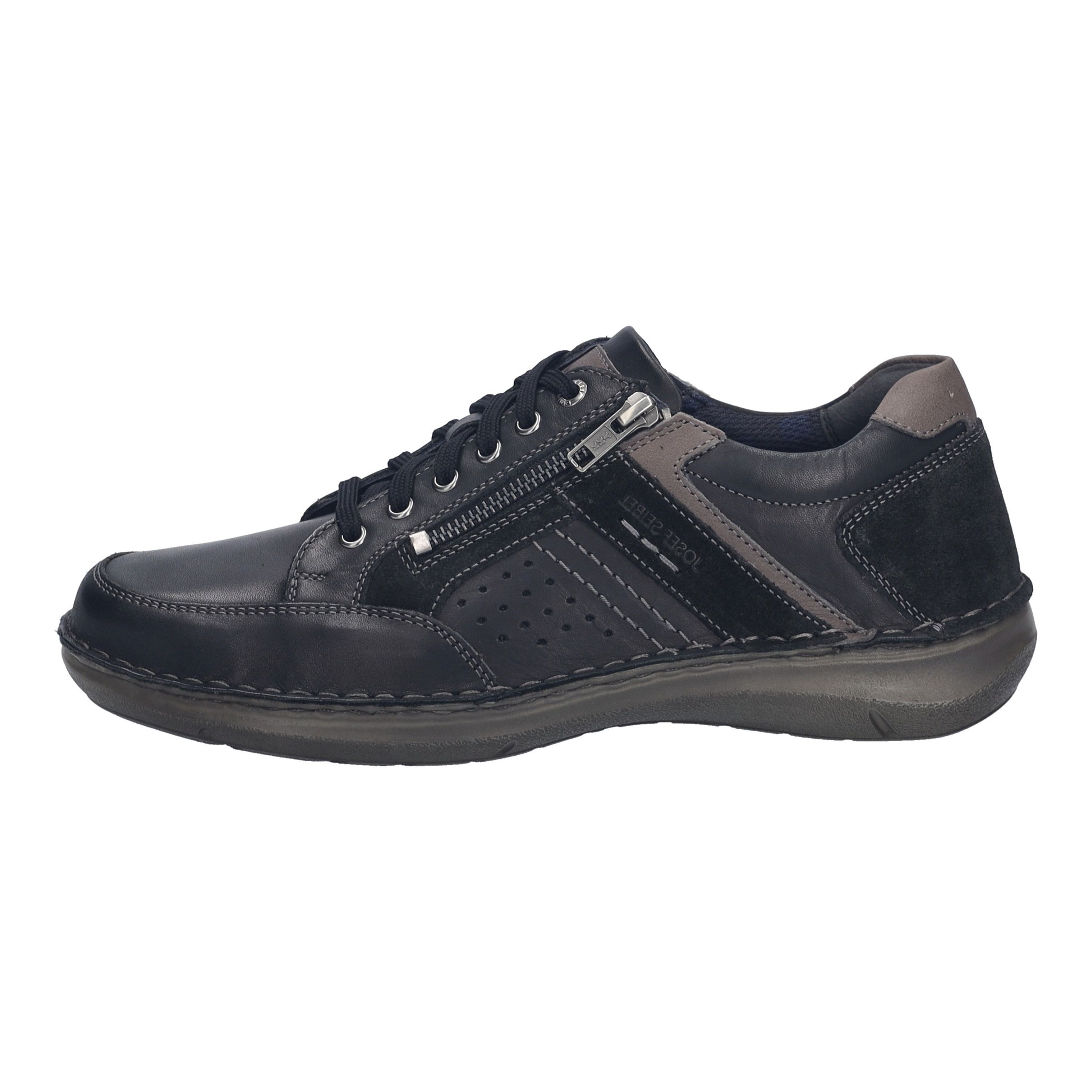 Josef Seibel Schnürschuh »New Anvers 87, schwarz-kombi«