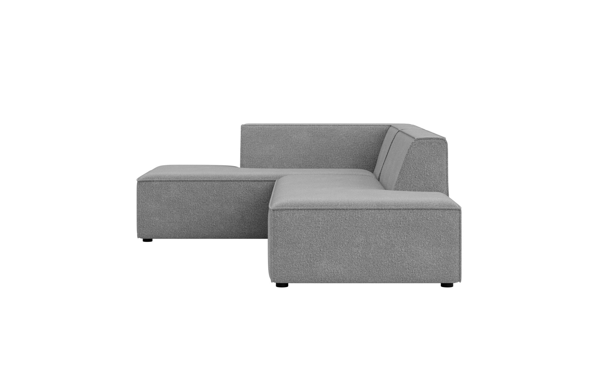 INOSIGN Ecksofa »Ecksofa Cavan mit Ottomane links oder rechts bestellbar«, L-Form mit Wellenunterfederung, Maße B/T/H: 270/180/72 cm