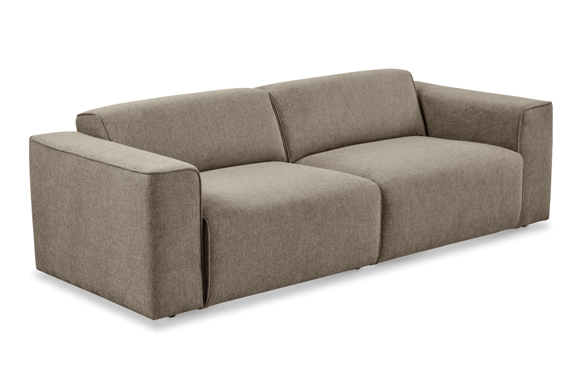 andas 3-Sitzer »Noord mit Kedernaht, Breite 232 cm«, mit Kedernaht, Breite 232 cm, Cord, Struktur, Webstoff