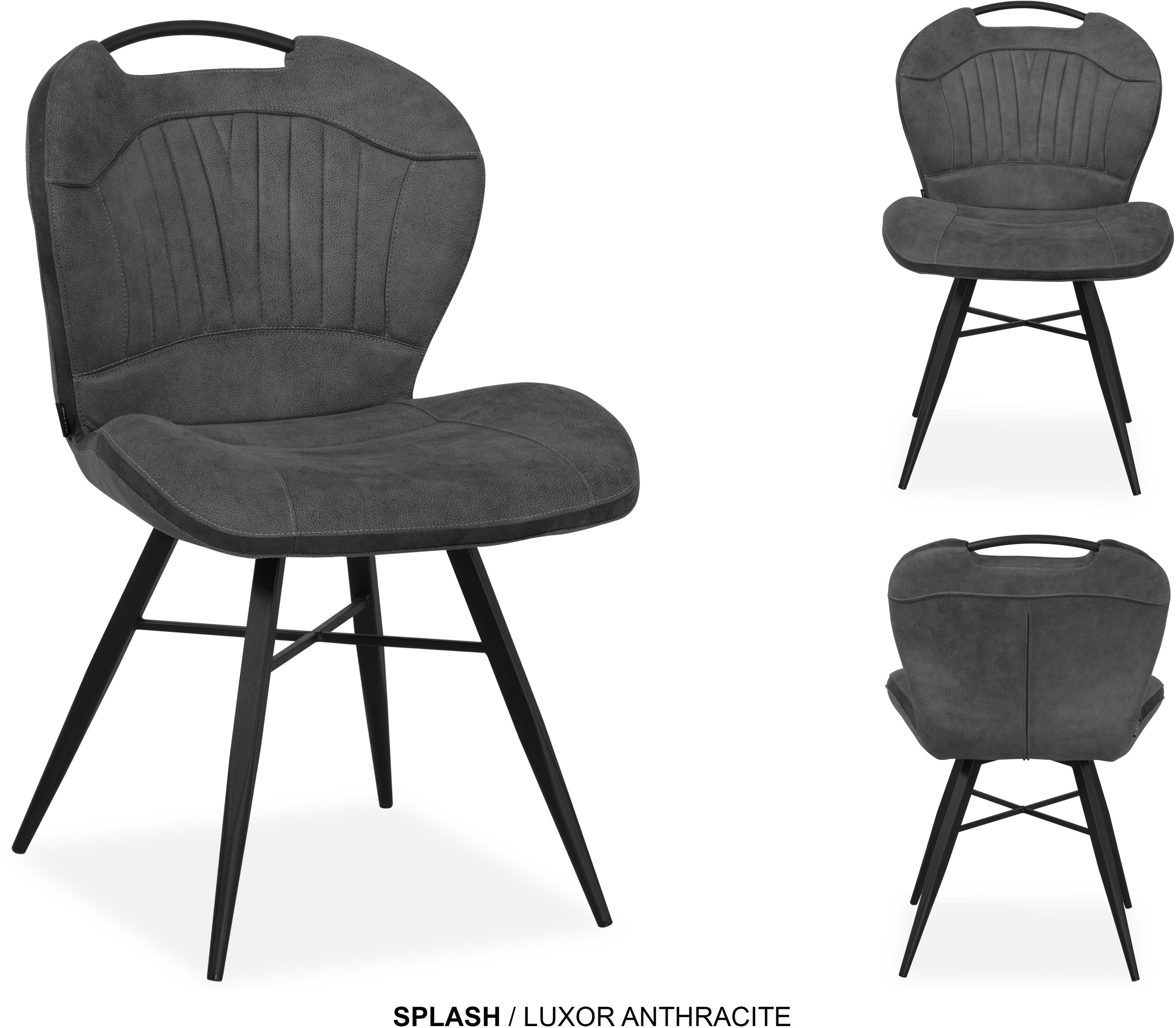 OMG Design Esszimmerstuhl »Splash« (Set) 2 Stk.Esszimmerstuhl, pflegeleichter Bezug, mit Handgriff