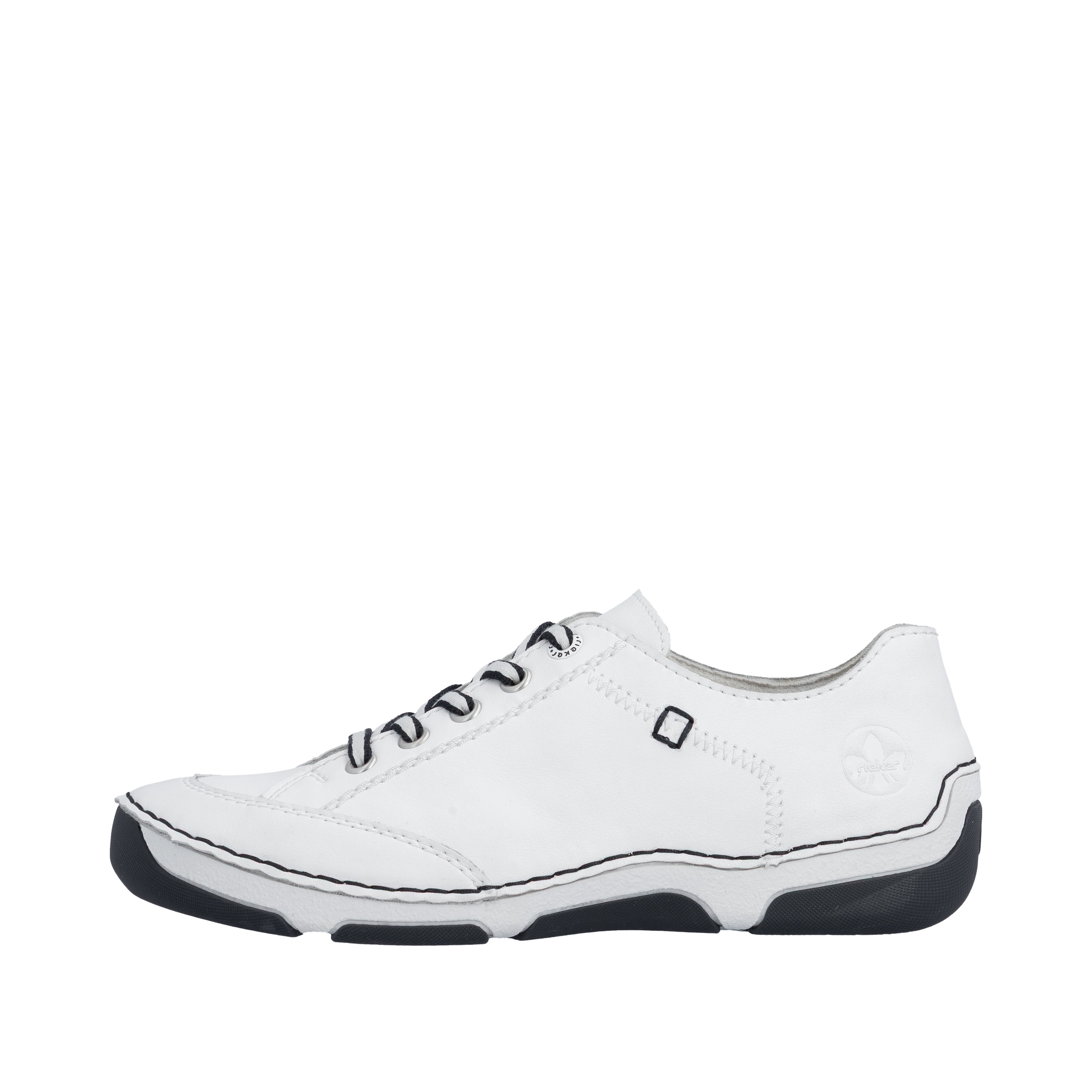 Rieker Sneaker  Halbschuh, Freizeitschuh, Schnürschuh mit Rahmennaht