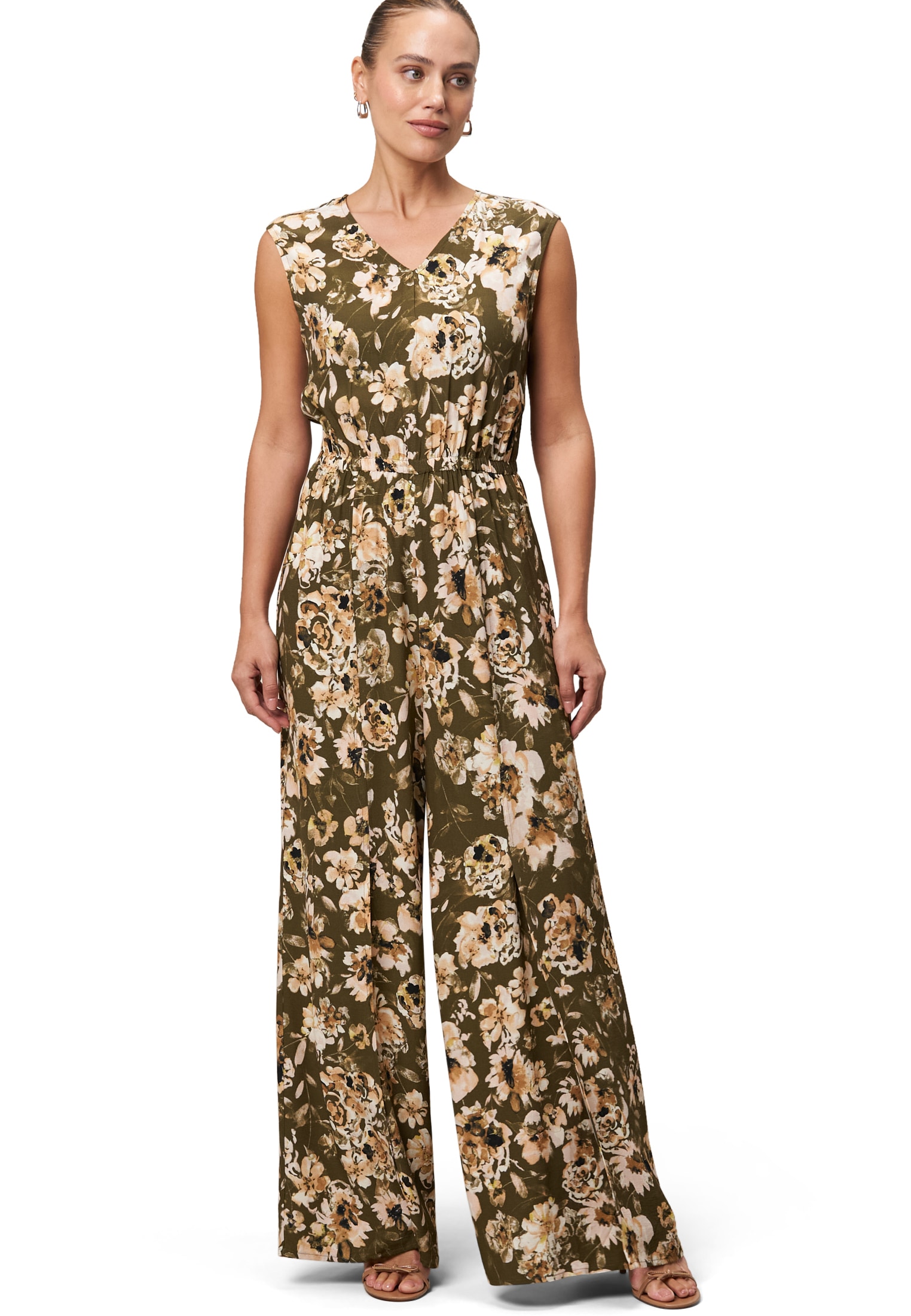 Zero Jumpsuit »Jumpsuit mit Blumendruck 32 Inch«