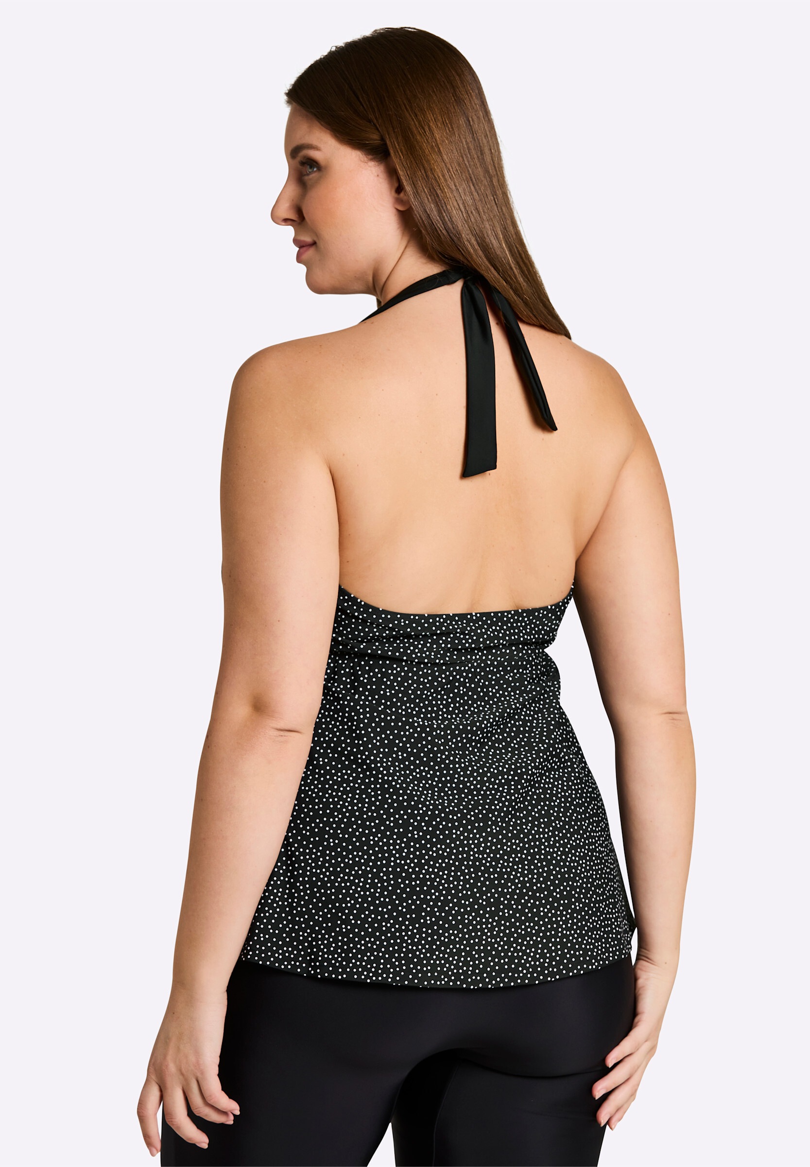 Sheego Tankini »Tankini-Oberteil Tankini-Oberteil mit Pünktchenprint«