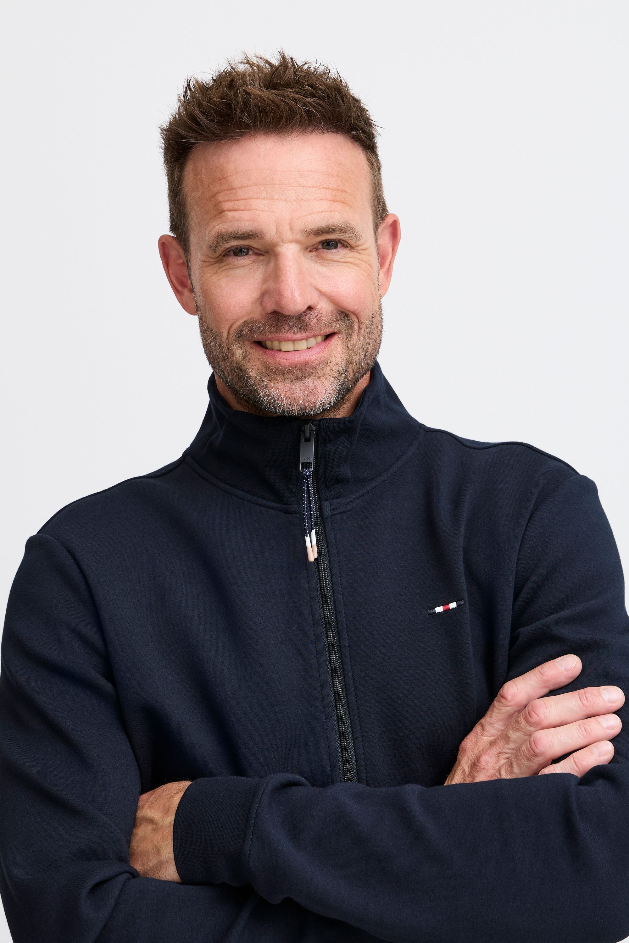 FQ1924 Troyer »Troyer FQWILLIAM zipneck sweatshirt«