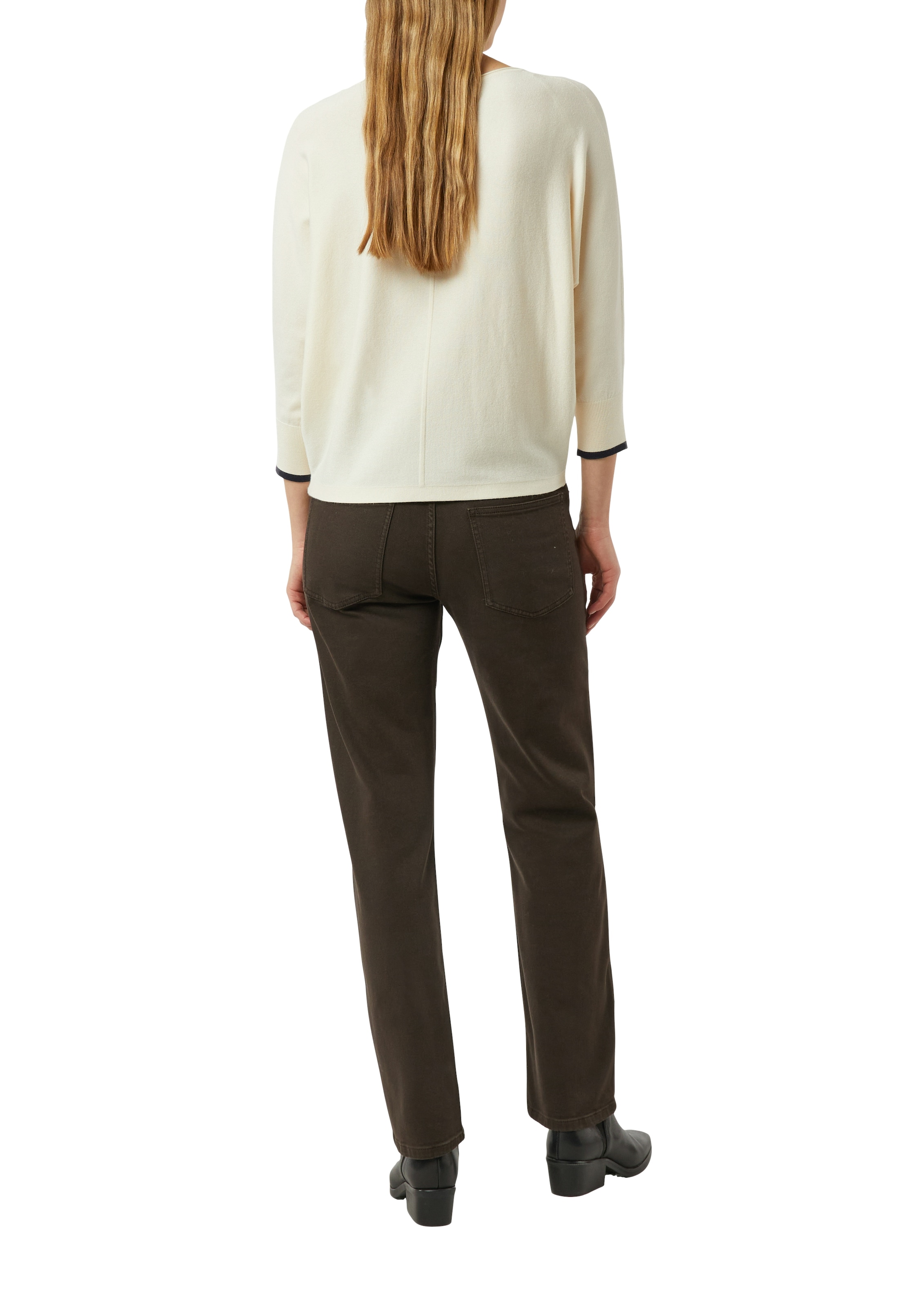 Comma Strickpullover mit V-Ausschnitt