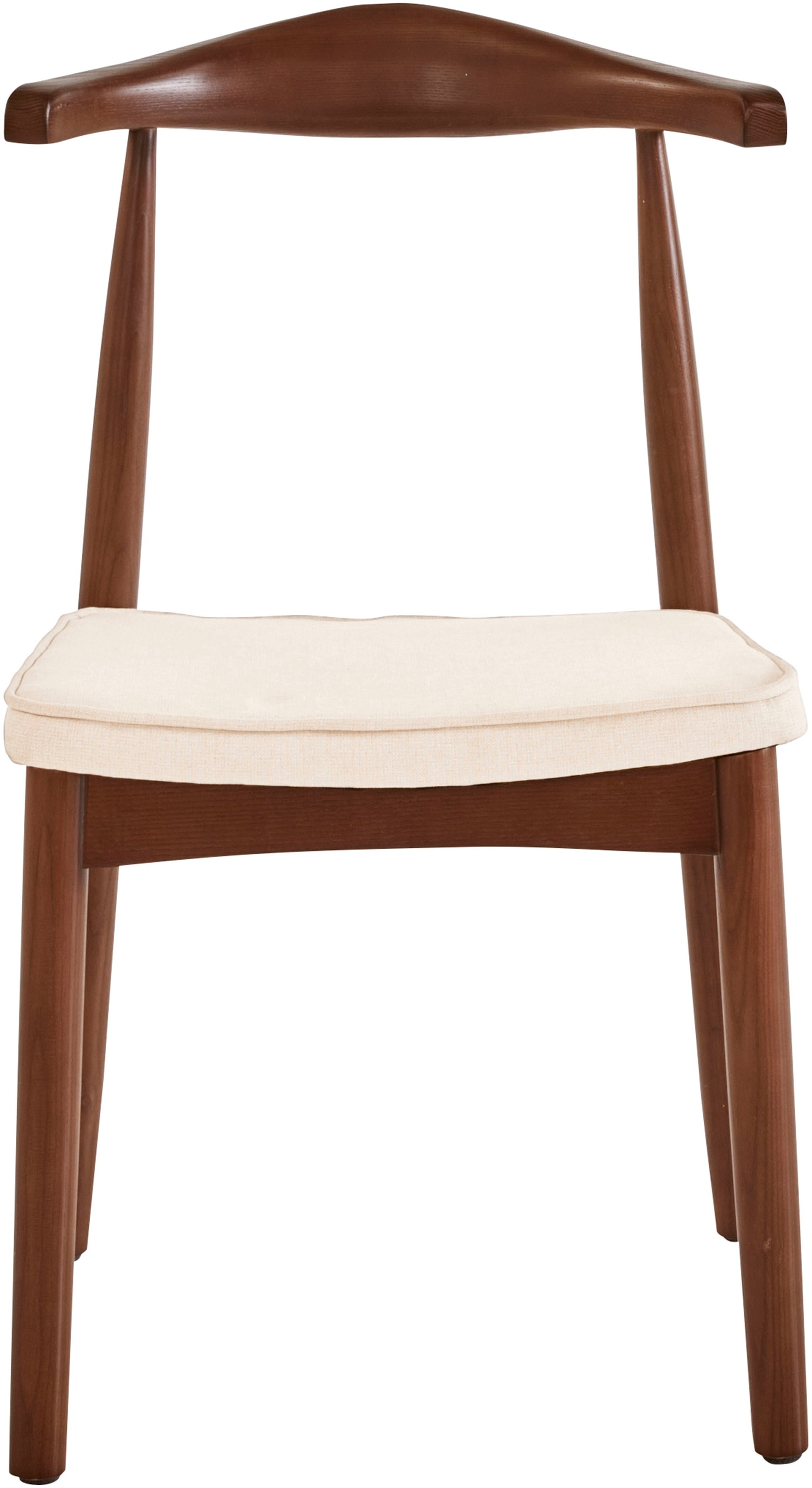 LeGer Home by Lena Gercke Esszimmerstuhl »Rianne«, (Set), 2 St., Gestellrahmen aus massivem Eschenholz, Sitzfläche mit Webstoffkissen