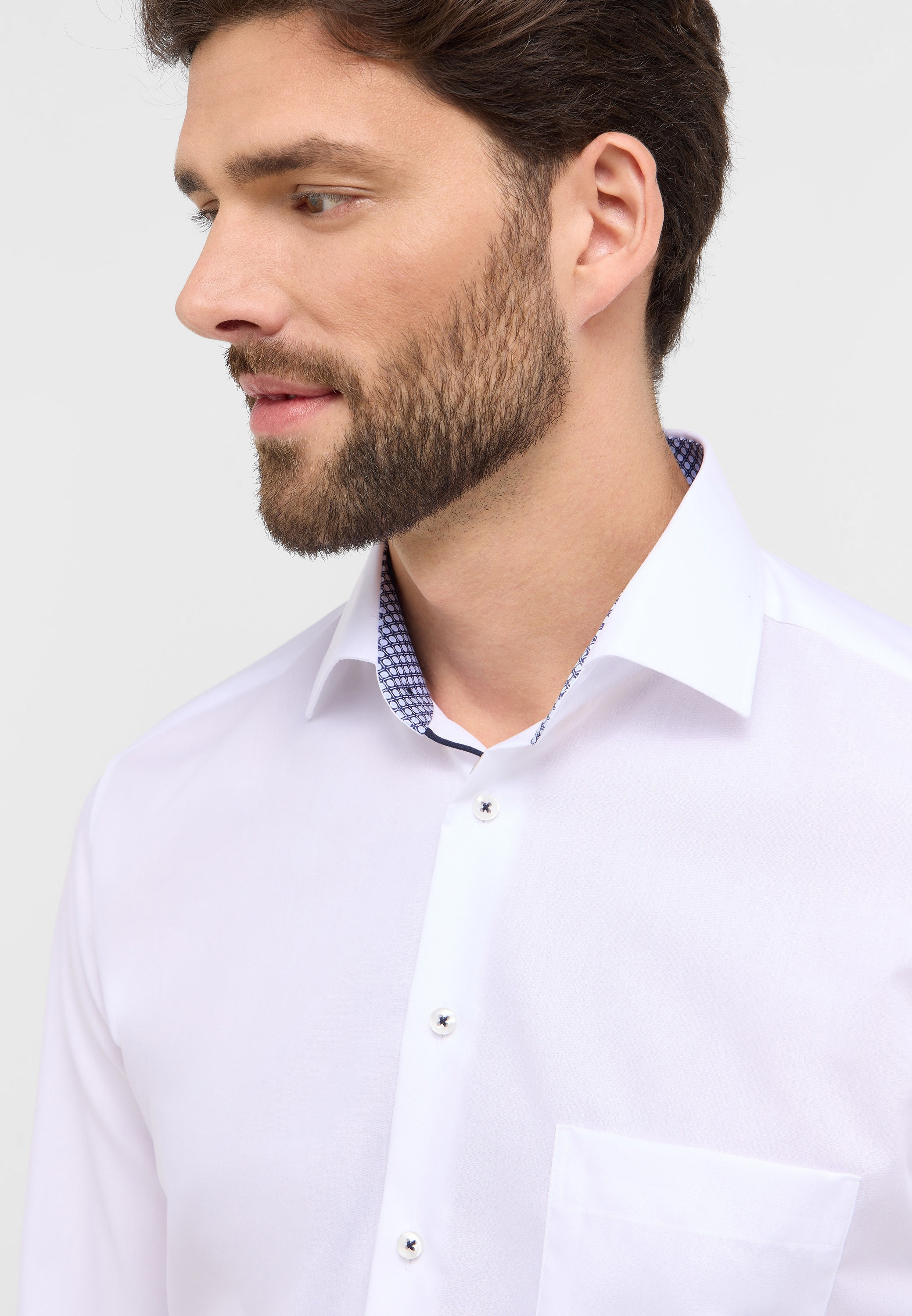 Eterna Langarmhemd »MODERN FIT«, NON IRON (bügelfrei)
