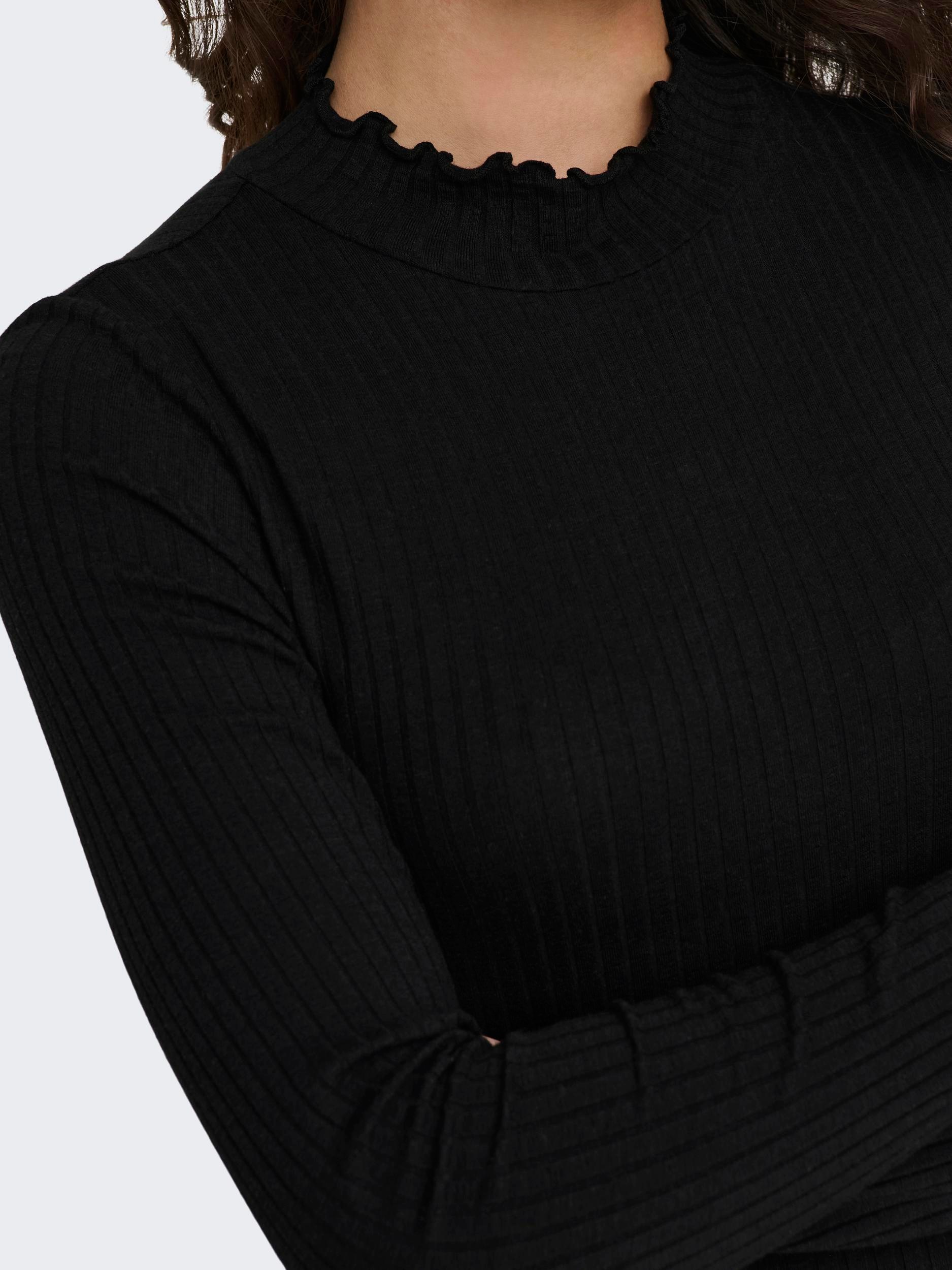 JDY Langarmshirt »JDYFRANSISKA L/S HIGHNECK TOP JRS NOOS«