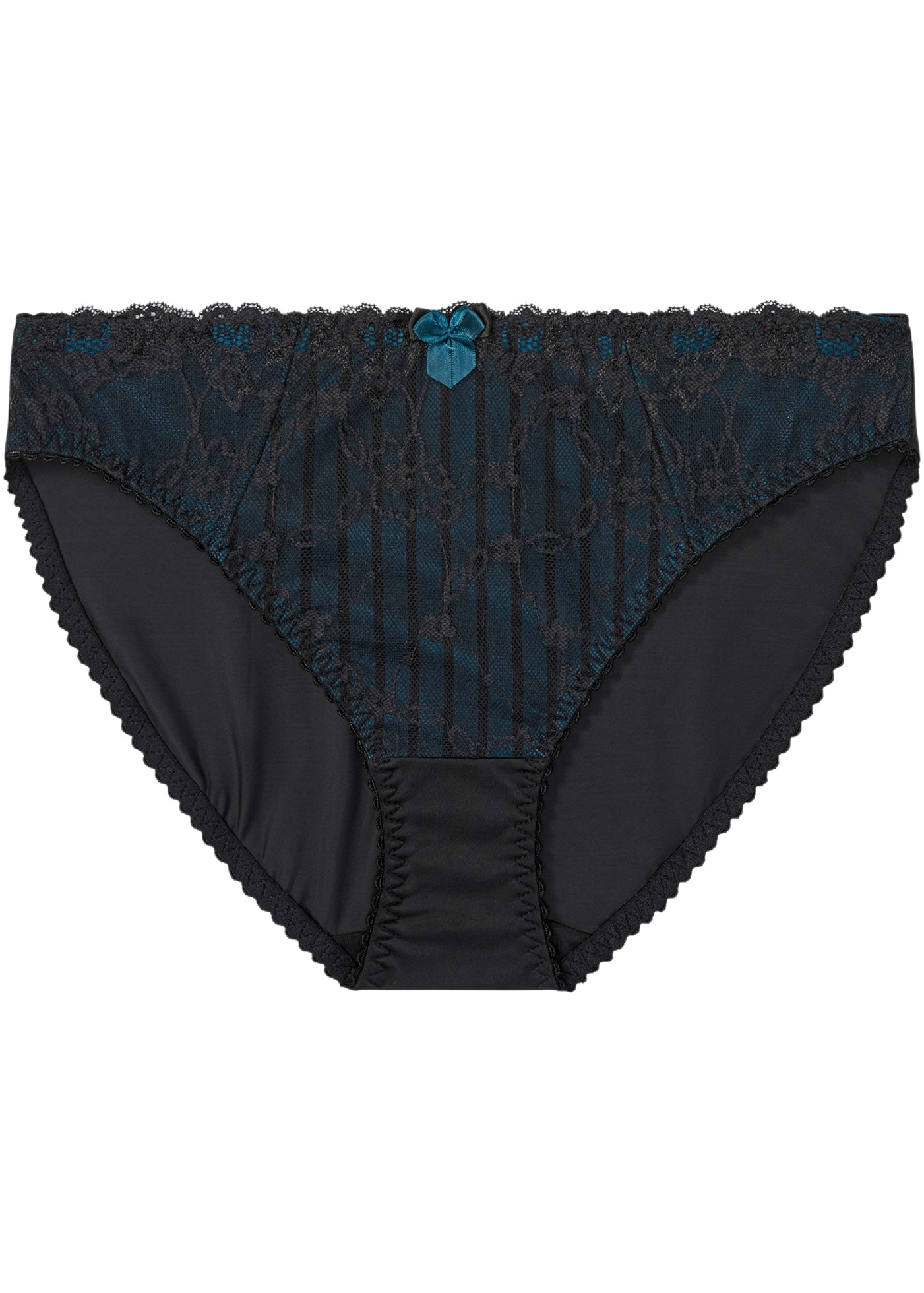 bonprix Slip »Slip mit zarter Spitze« klassischer Stil, mit zarter Spitze, aus Polyamid und Elasthan