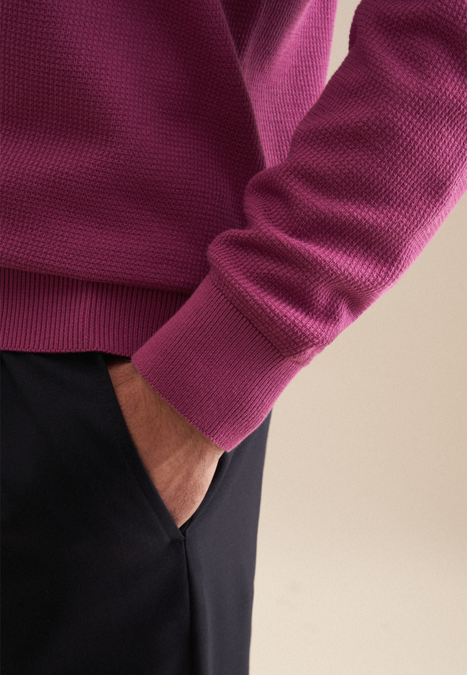 seidensticker Strickpullover »Schwarze Rose«, Rundhals