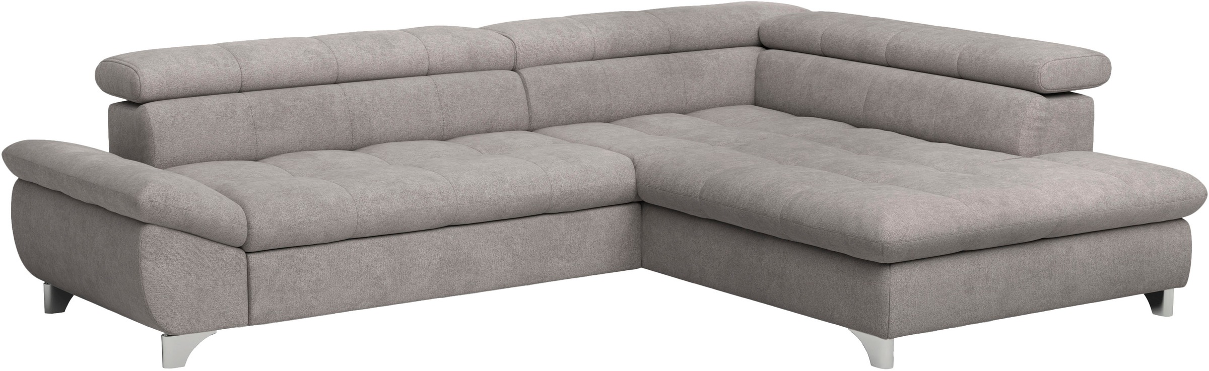 COTTA Ecksofa »Gemini L-Form«, mit Kopfteilverstellung, wahlweise mit Bettfunktion