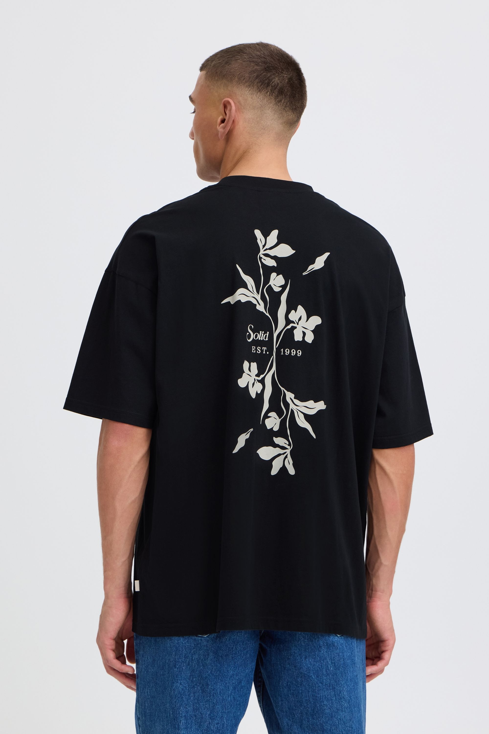 !Solid Rundhalsshirt »Rundhalsshirt SDAmon Oversized«