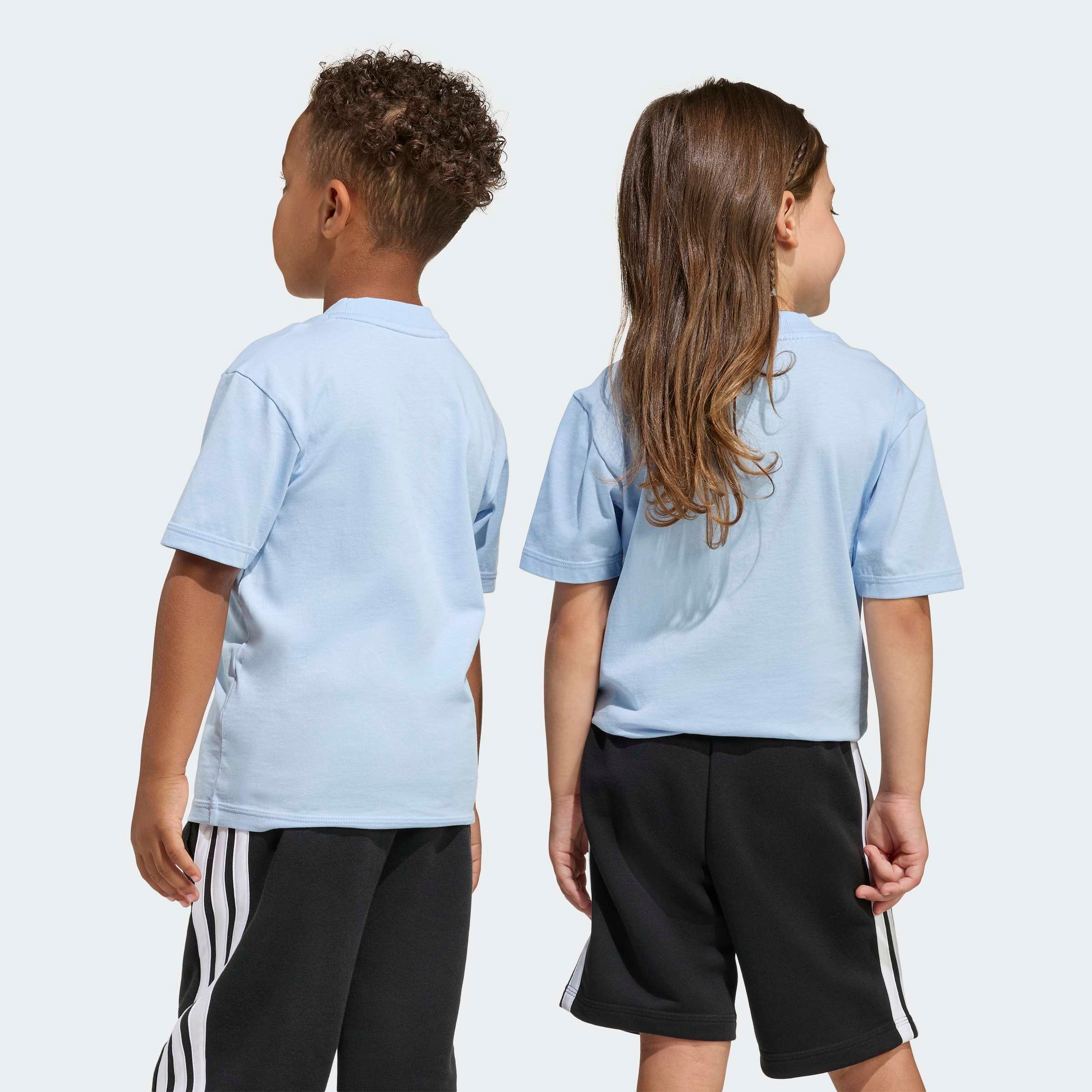 adidas Sportswear T-Shirt »ESSENTIALS KIDS« sportlicher Stil, Kurzarm, aus Baumwolle