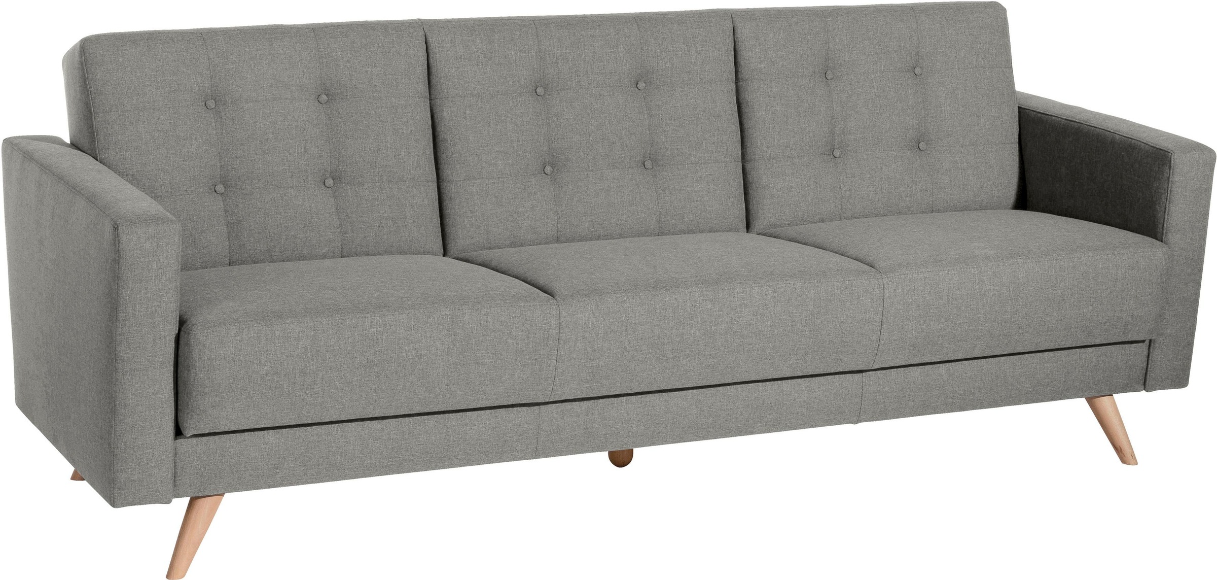 Max Winzer® 3-Sitzer »Julius Kippcouch mit komfortablem Federkern, klassisch und modern«, Schlafsofa, inklusive Bettfunktion & Bettkasten, Breite 224 cm