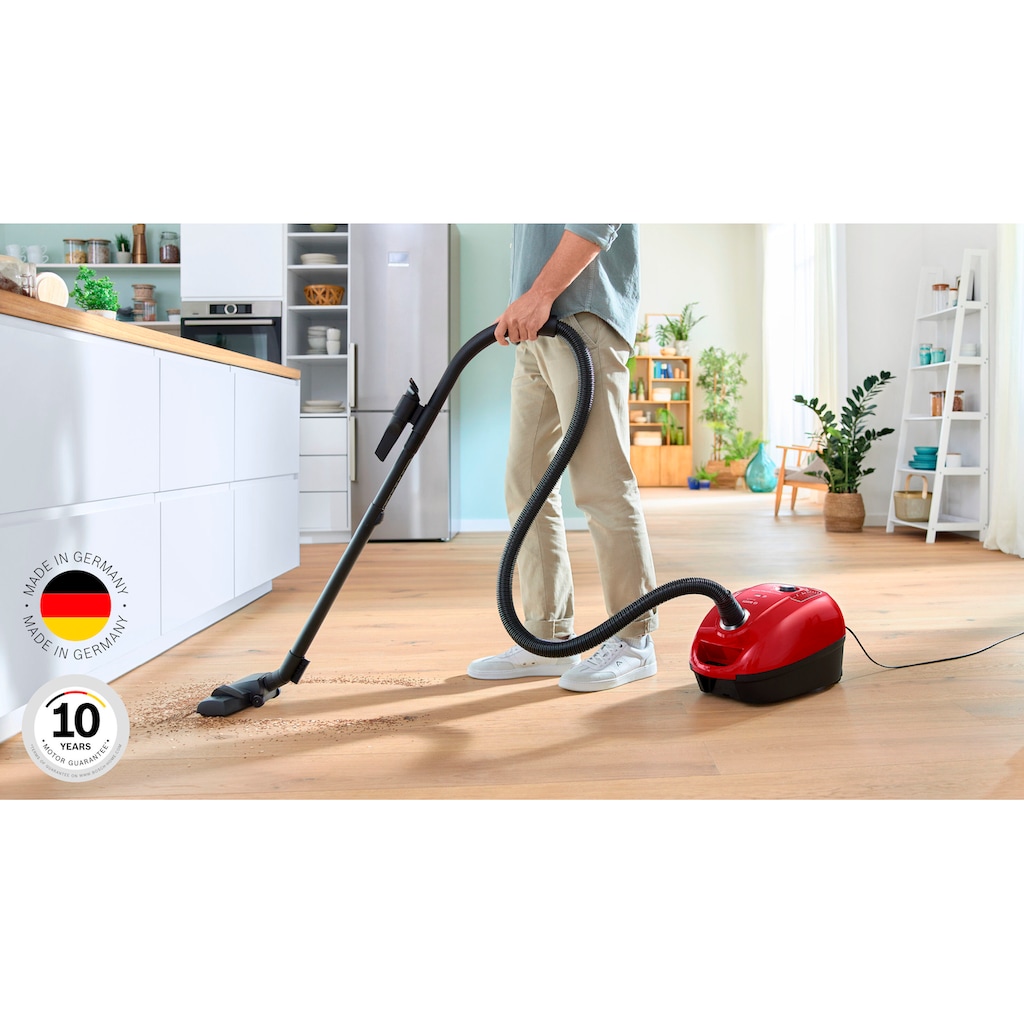 BOSCH Bodenstaubsauger »BGD38RD1H«, 600 W, mit Beutel