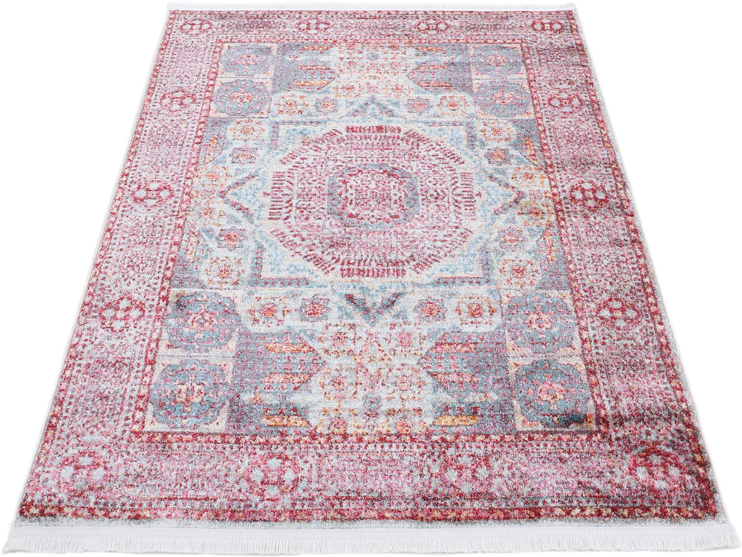 carpetfine Teppich »Anil«, rechteckig, 7 mm Höhe, Vintage Orient Look, Wohnzimmer