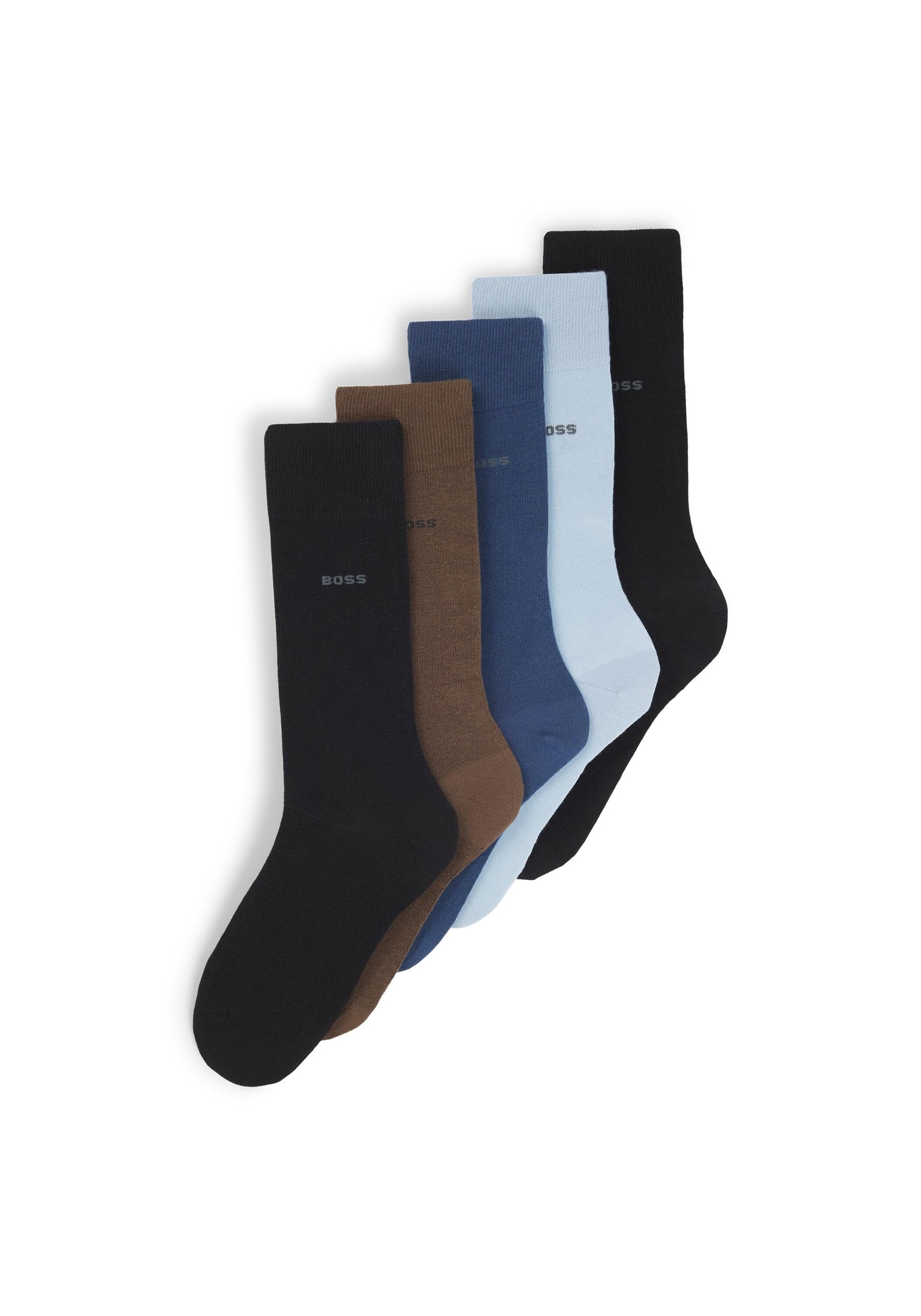 BOSS Kurzsocken »Socken 5P RS Uni Colors CC 5er Pack«