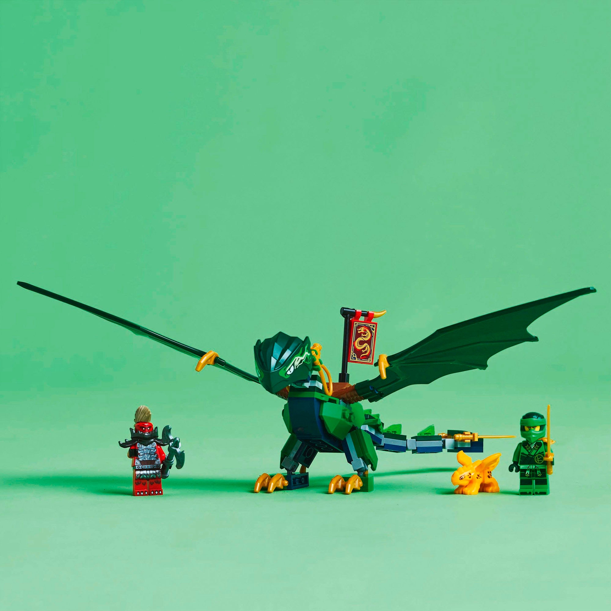 LEGO® Konstruktionsspielsteine »Lloyds grüner Walddrache (71829), LEGO Ninjago«, (128 St.), Made in Europe