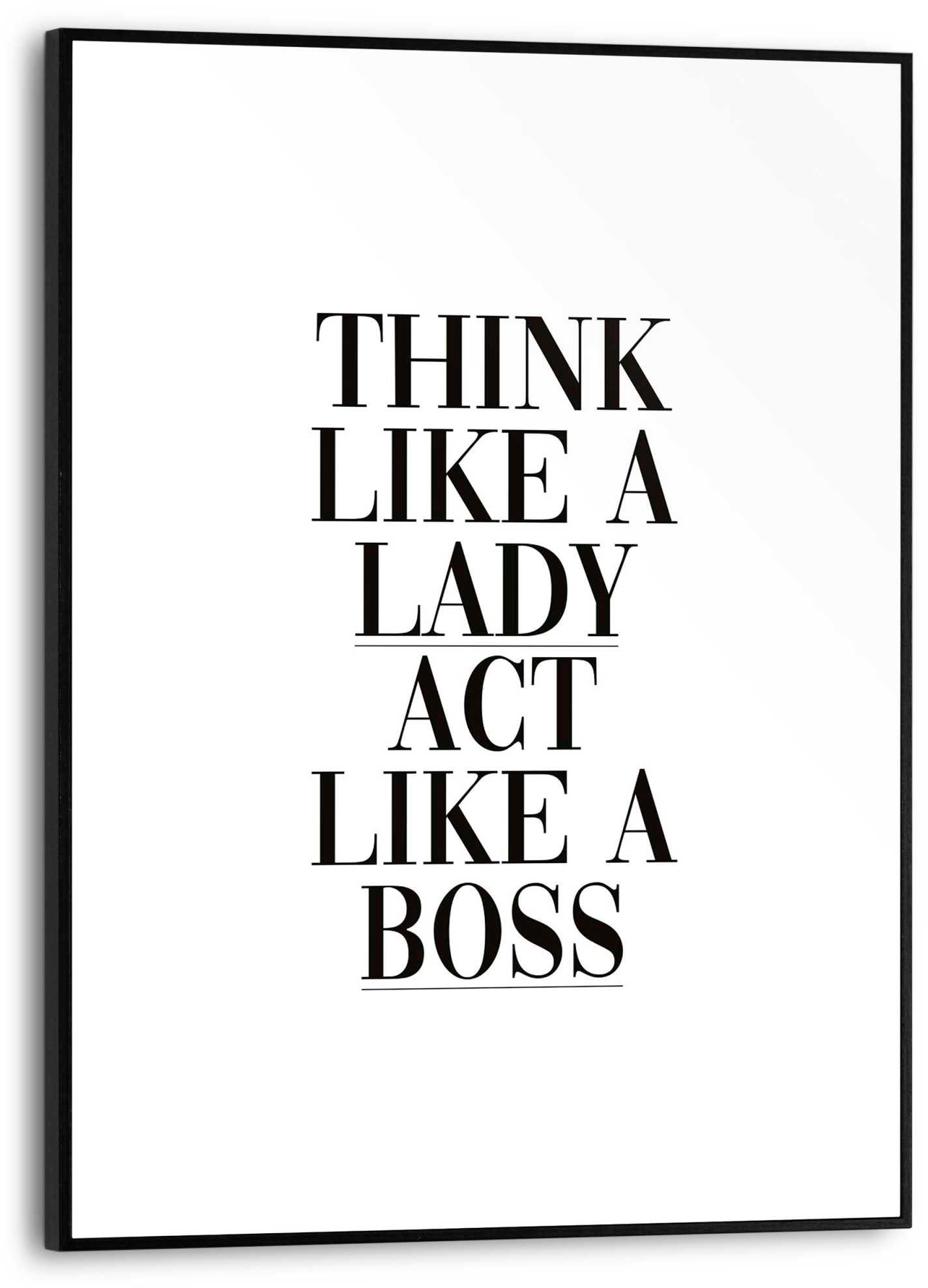 Poster »Lady Boss«