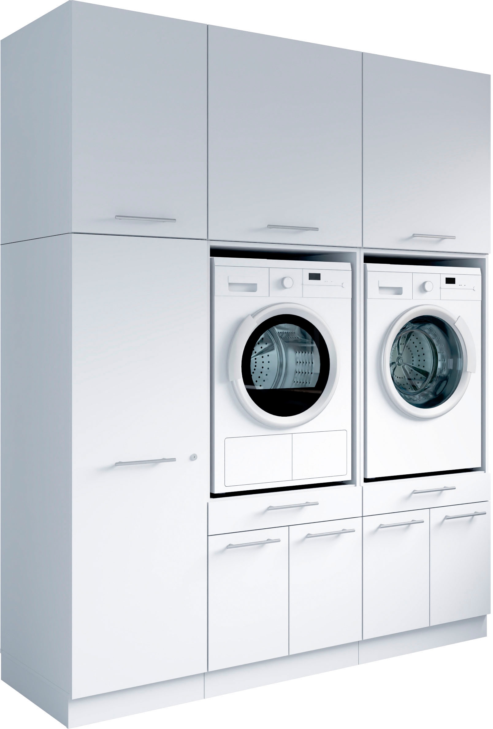 Laundreezy Mehrzweckschrank-Set »Laundreezy, 6-tlg. Mehrzweckschrank-Set B/H/T 186/238/68 cm« 6 Stk. tlg.