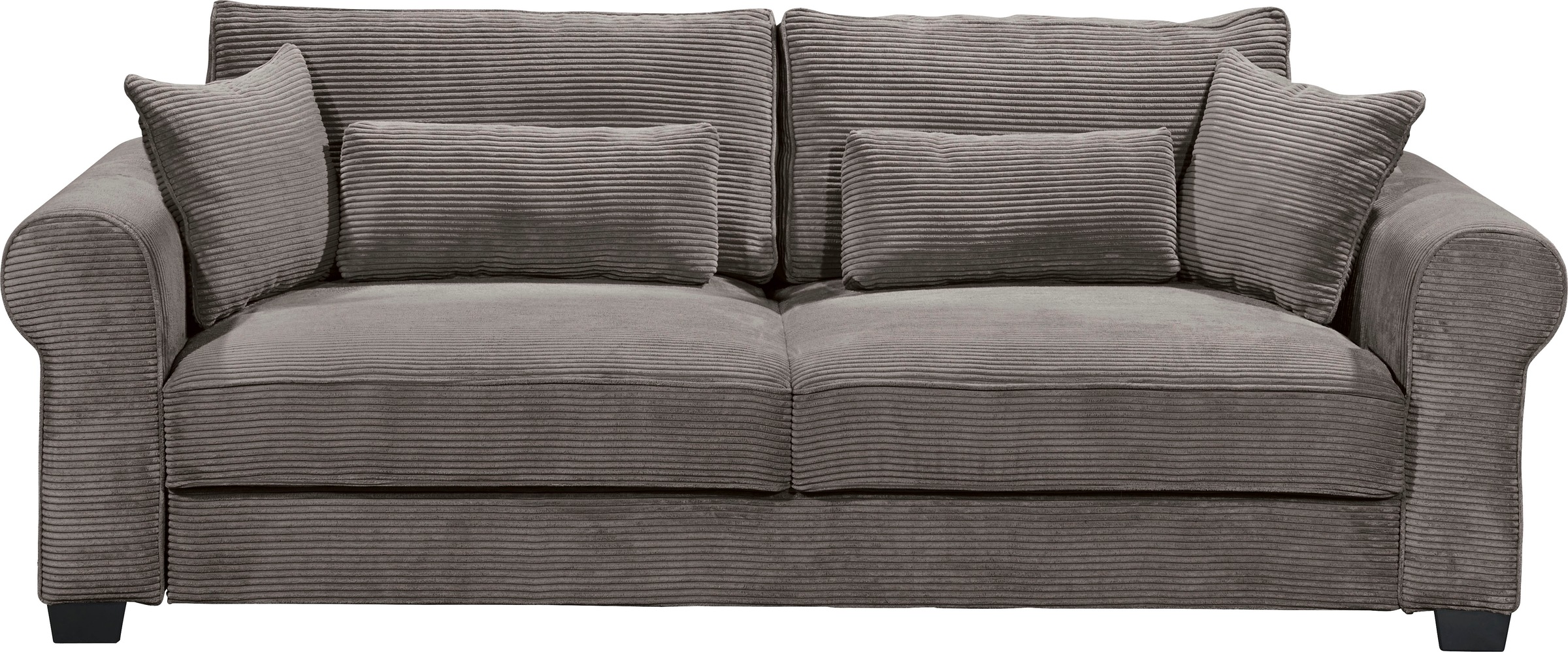 ED EXCITING DESIGN Schlafsofa »Angelina«, mit Bettkasten & 4 Zierkissen