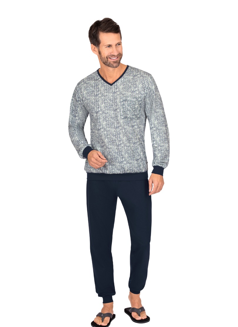 Trigema Pyjama, mit modischem Muster