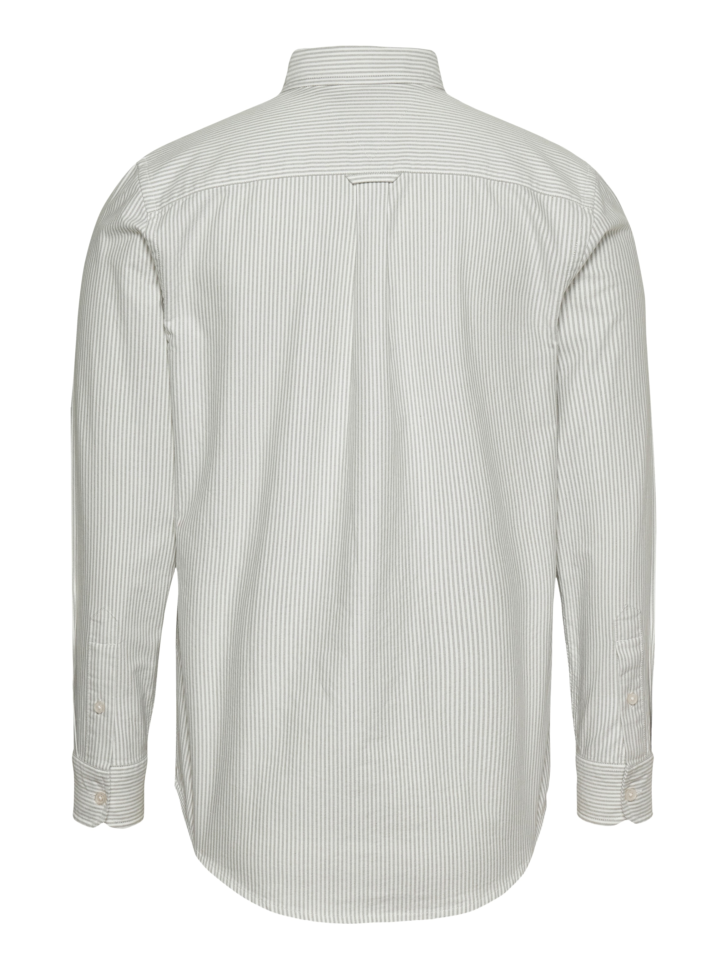 Tommy Jeans Langarmhemd »TJM SLIM STRIPE OXFORD SHIRT EXT«, Mit Button-Down-Kragen