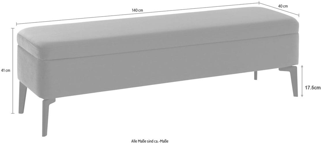LeGer Home by Lena Gercke Bettbank »Mayra« Inkl. Stauraum, frei im Raum stellbar