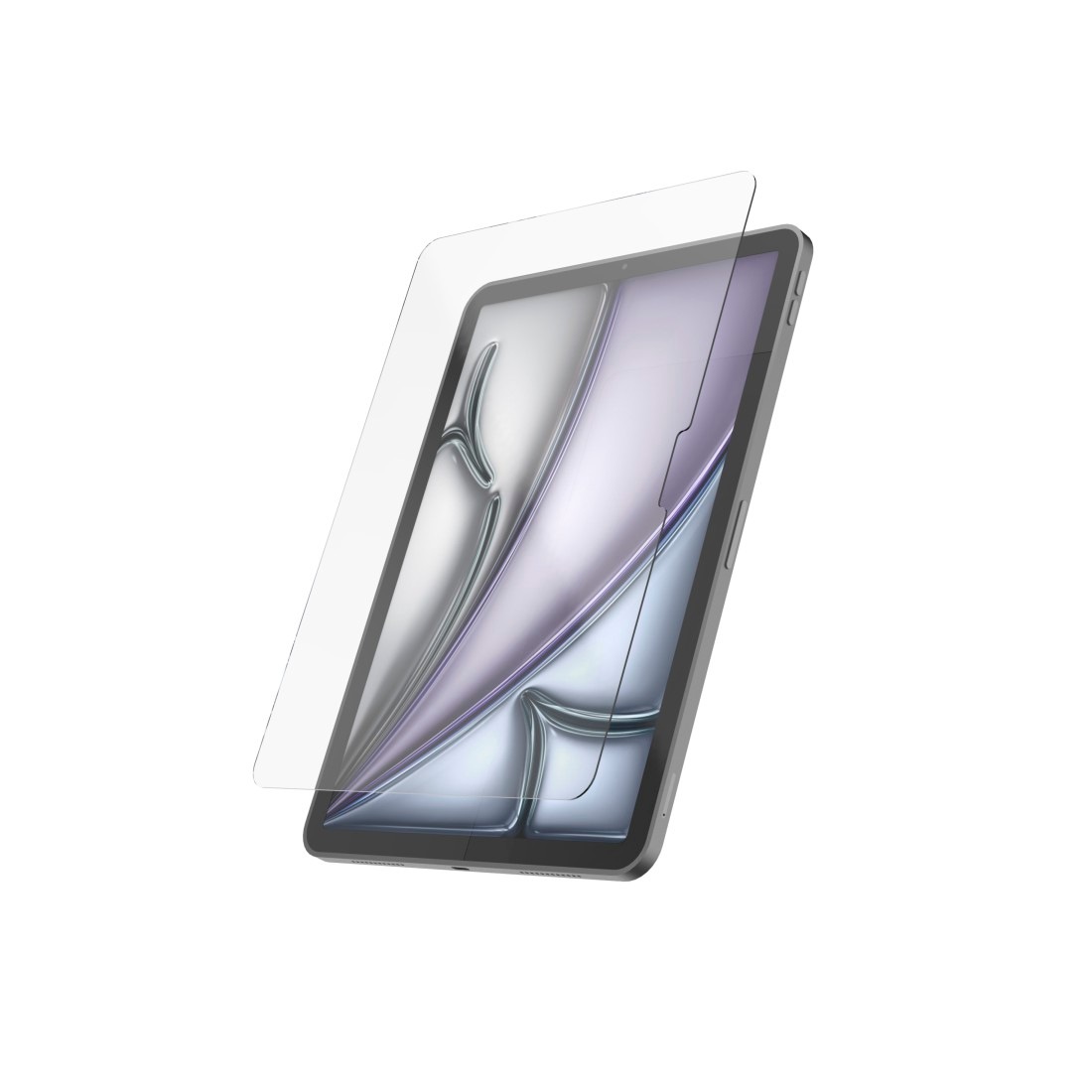 Hama Displayschutzglas »Displayschutzglas für Apple iPad Air 11 Zoll, gehärtetes Glas« für Apple iPad Air 11" (2024/2025/2026) 9H Härtegrad, Ultraclear Glas, 0,33 mm dünn, elektrostatisch haftend