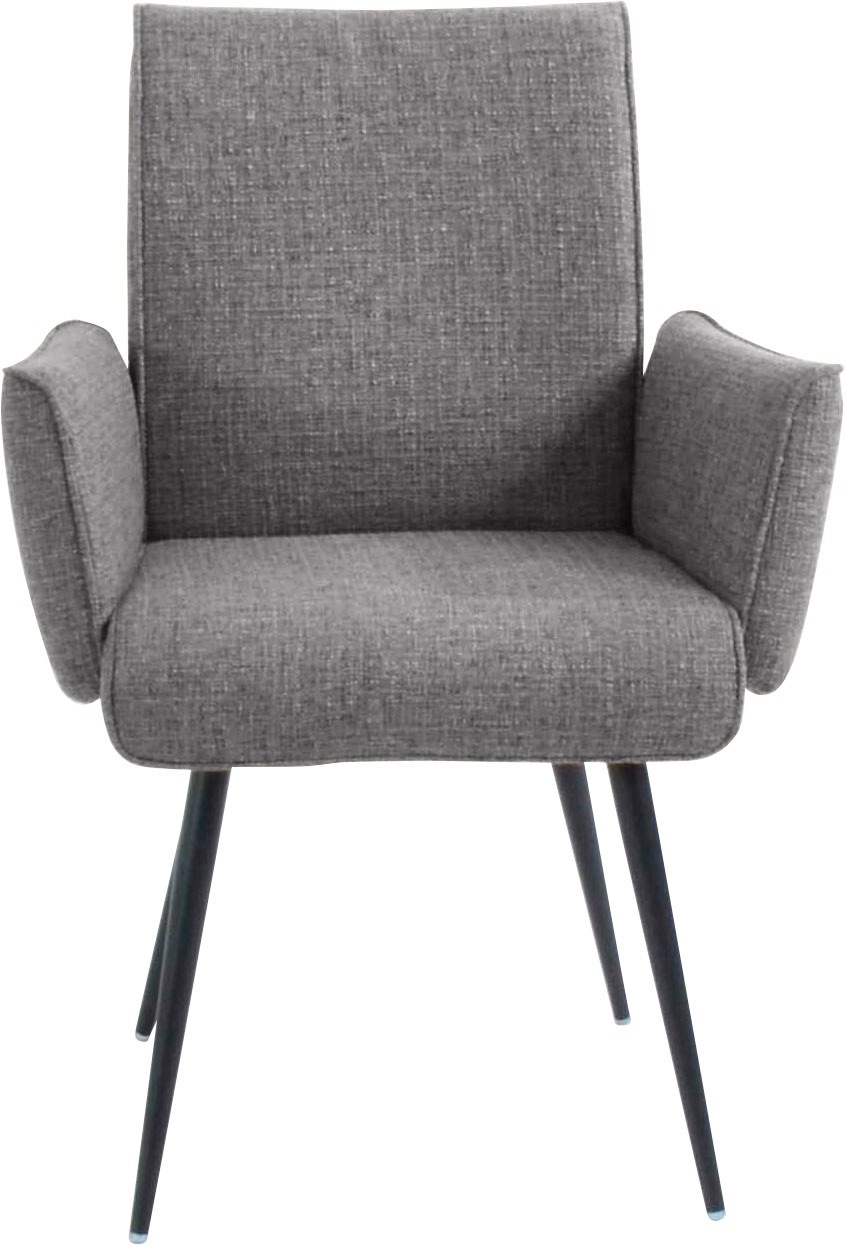 K+W Komfort & Wohnen Armlehnstuhl »Giacomo I« () 1 Stk.4- Fuß-Armlehnenstuhl mit umlaufenden 4mm Keder am Rücken und Sitz