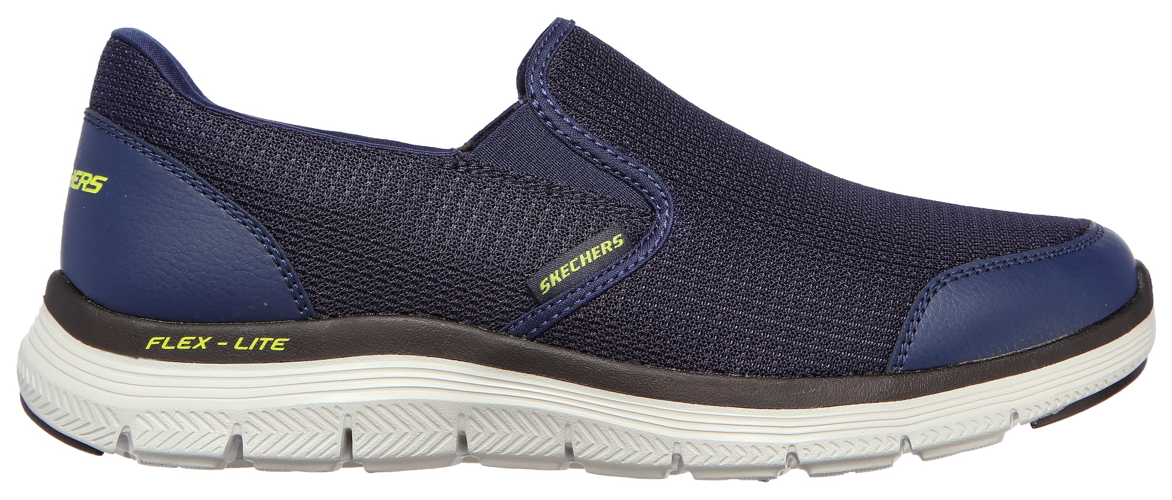 Skechers Slip-On Sneaker »FLEX ADVANTAGE 4.0«, Slipper, Schhlupfschuh, Komfortschuh mit Air Cooled Memory Foam
