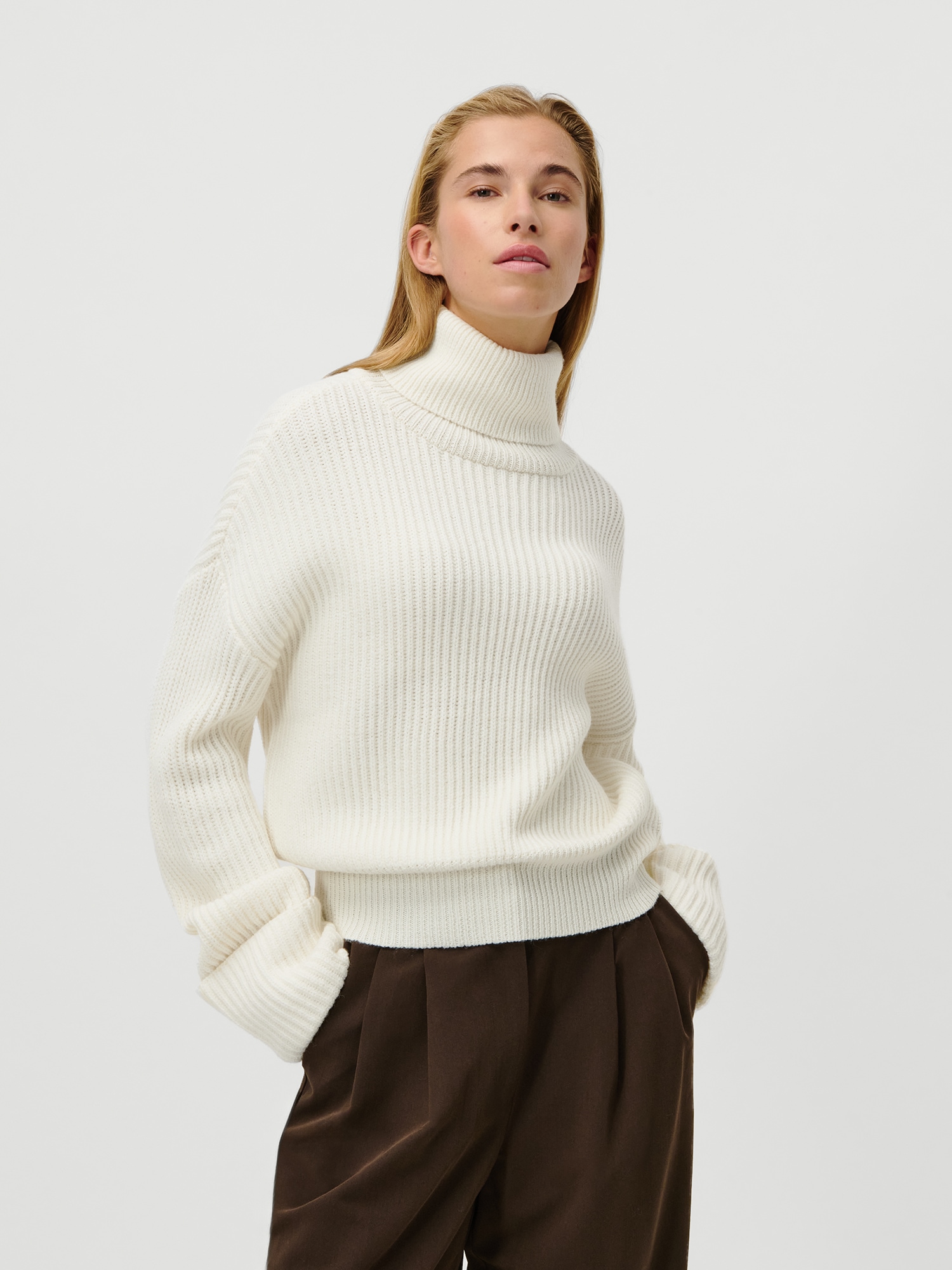 LeGer Rollkragenpullover »Tia Jumper, LeGer by Lena Gercke« oversized, Grobstrick