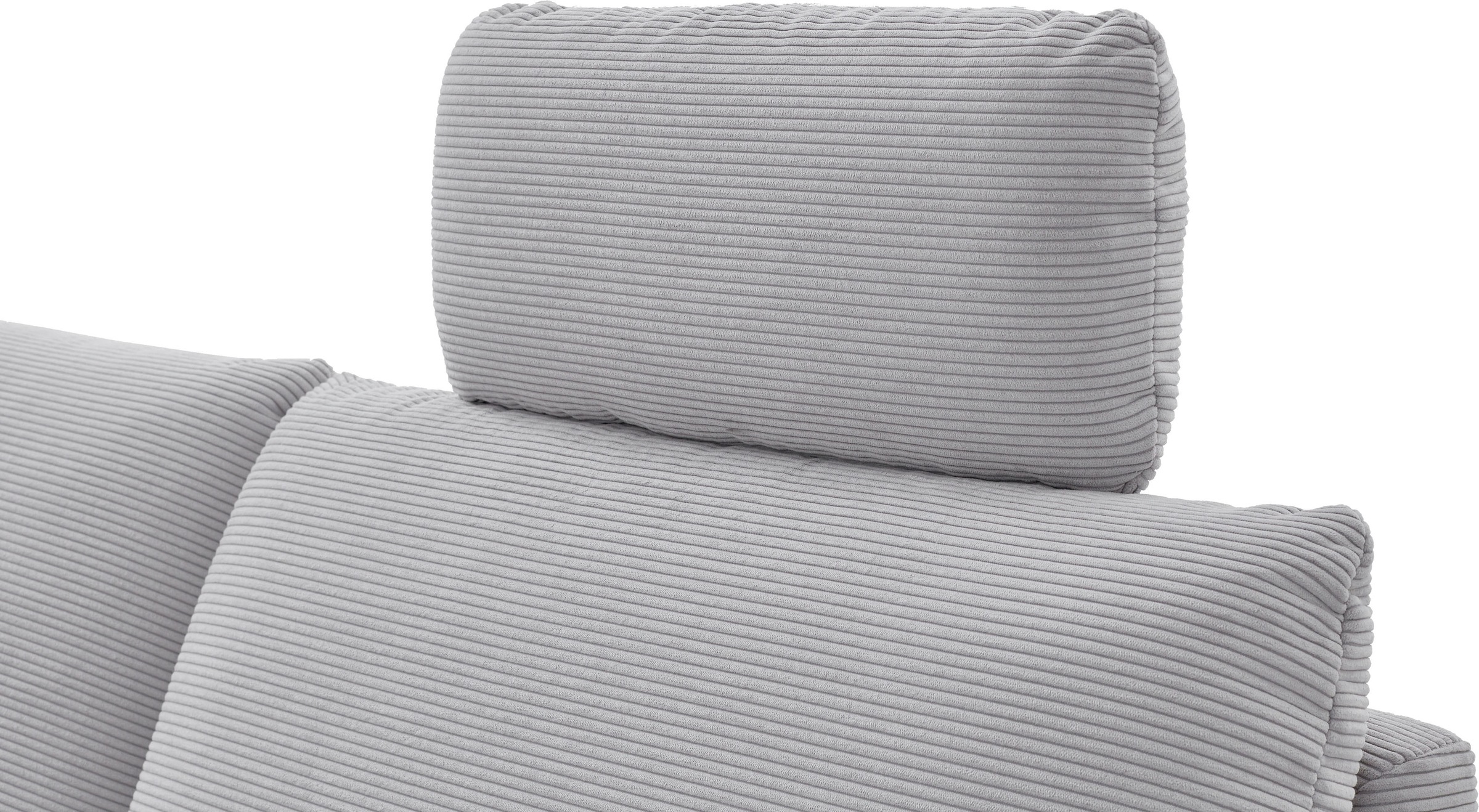 Places of Style Ecksofa »Sarsina: mit Tonnentaschen-Federkern, perfekt zum Entspannen L-Form«, inklusive 1 motorischen Relaxfunktion mit Herz-Waage-Beschlag
